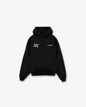 247 Future Terrains Oversized Hoodie - Black Effortless Comfort Flexible Performance