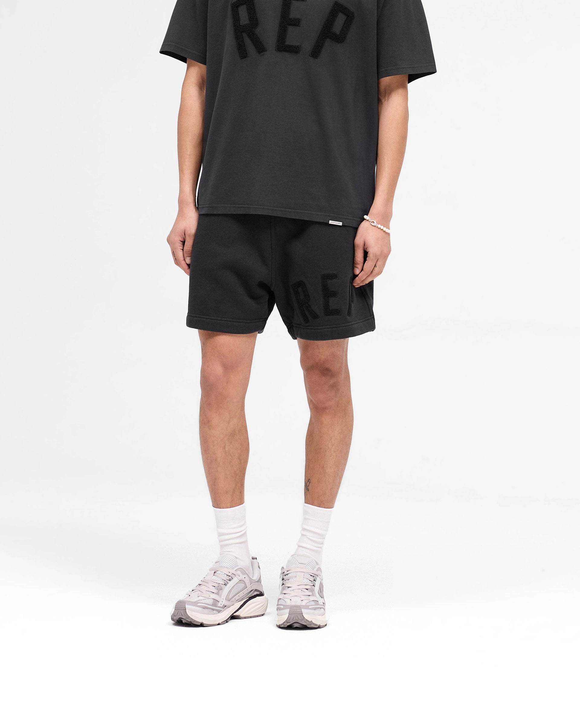 Rep Applique Shorts - Off Black Formal Wear