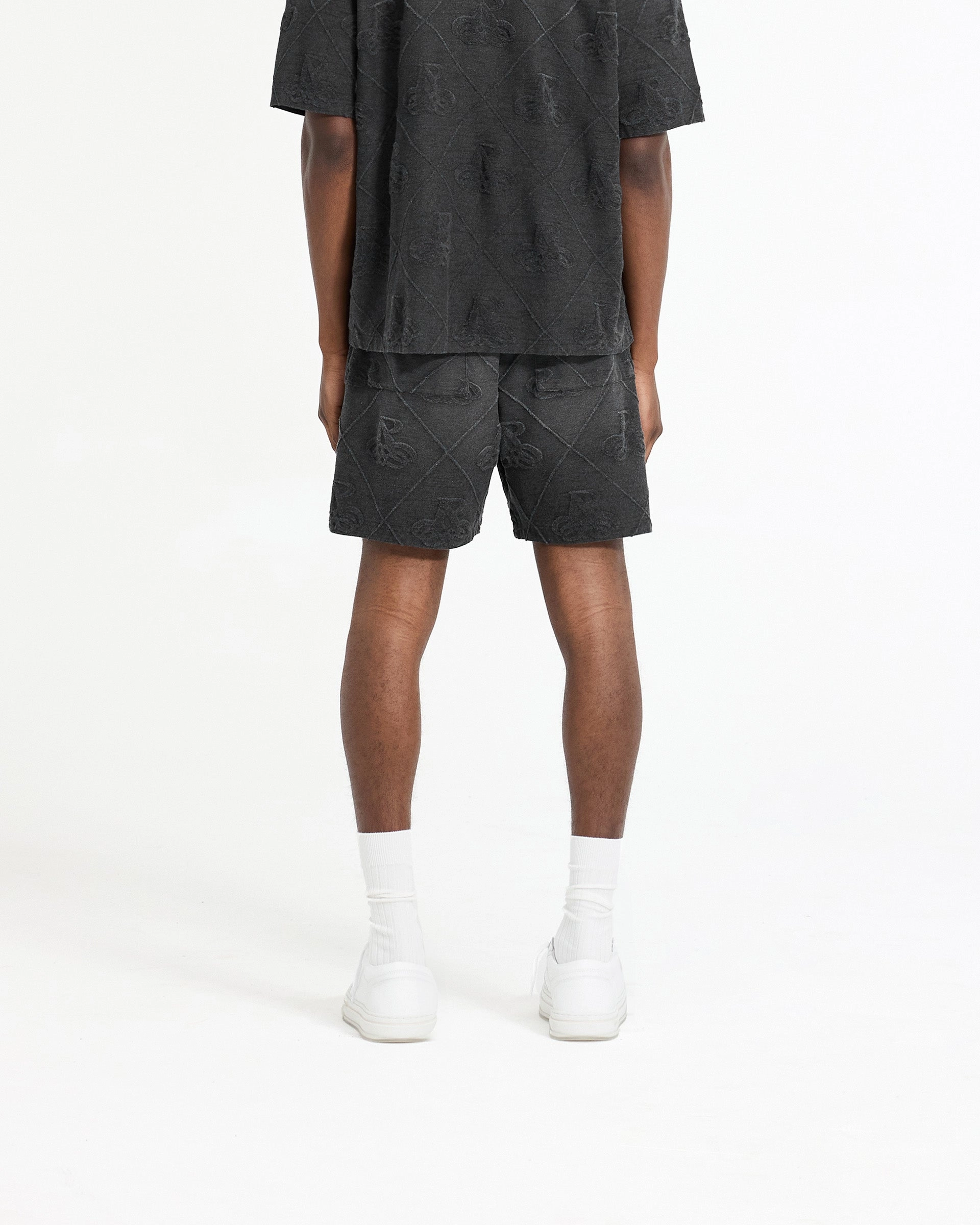 Perfect Fit Towelling Short - Jet Black