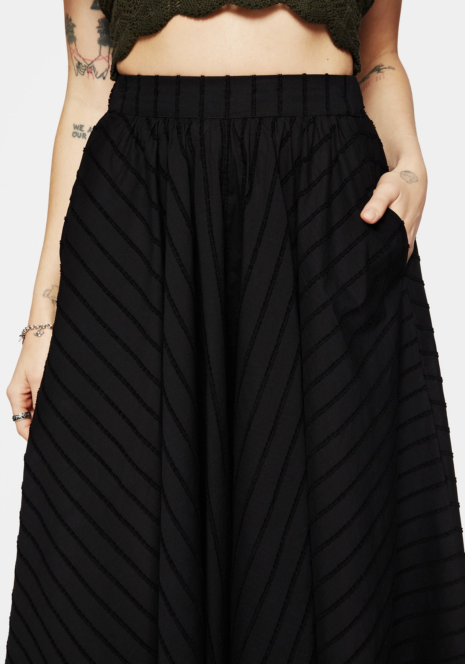 Heritage Inspired Print Mix Blythe Handkerchief Hem Midaxi Skirt