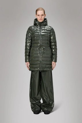 Lohja Long Puffer Curve Jacket Clean Edge Piece