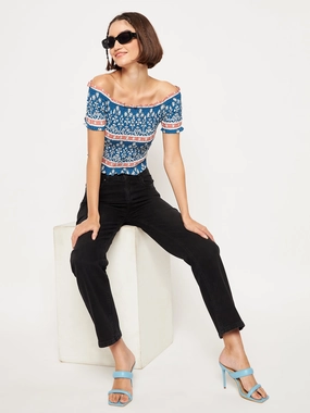 Chill Friendly Flexible Fabric Madame Black Denim