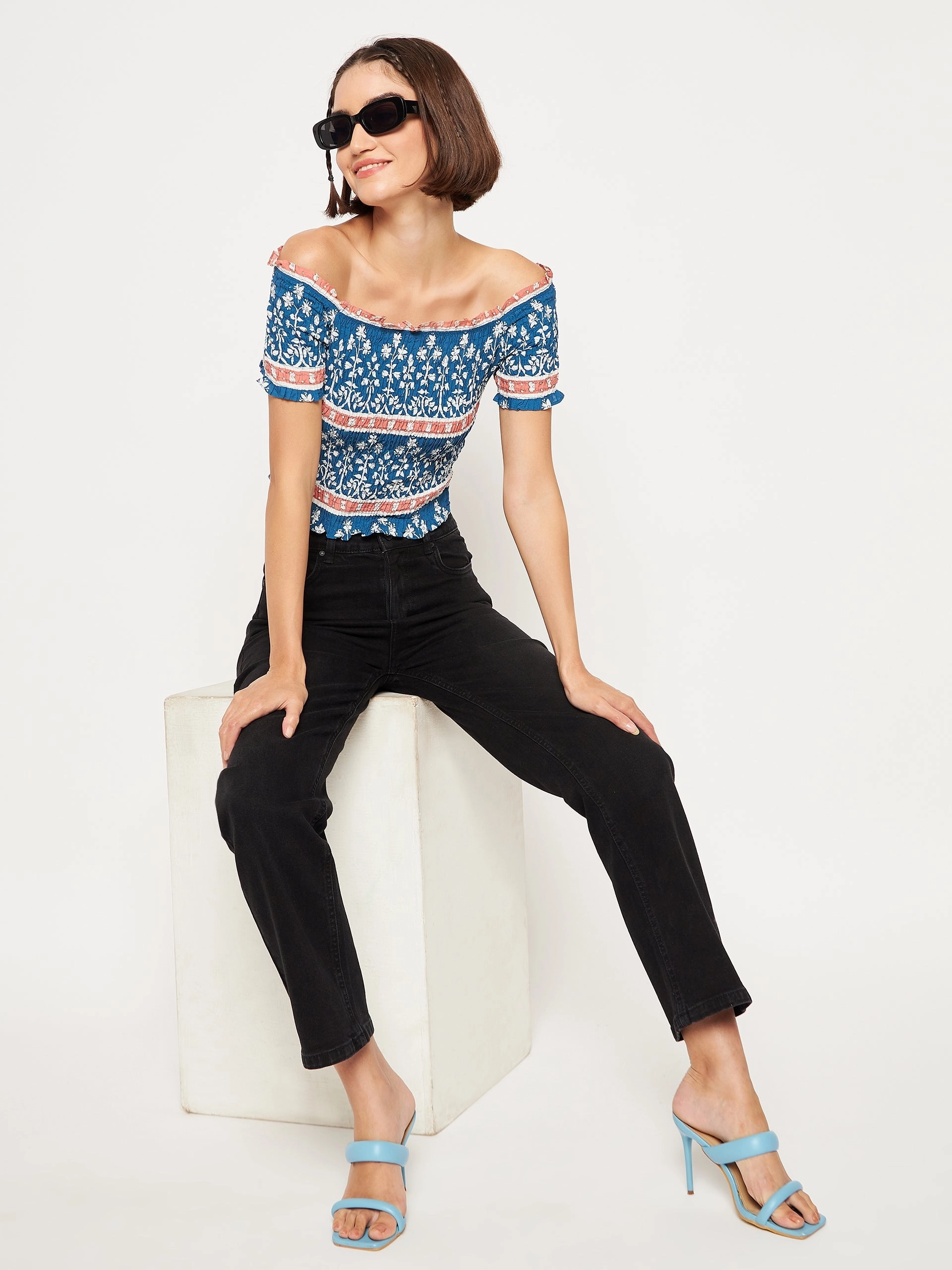 Chill Friendly Flexible Fabric Madame Black Denim