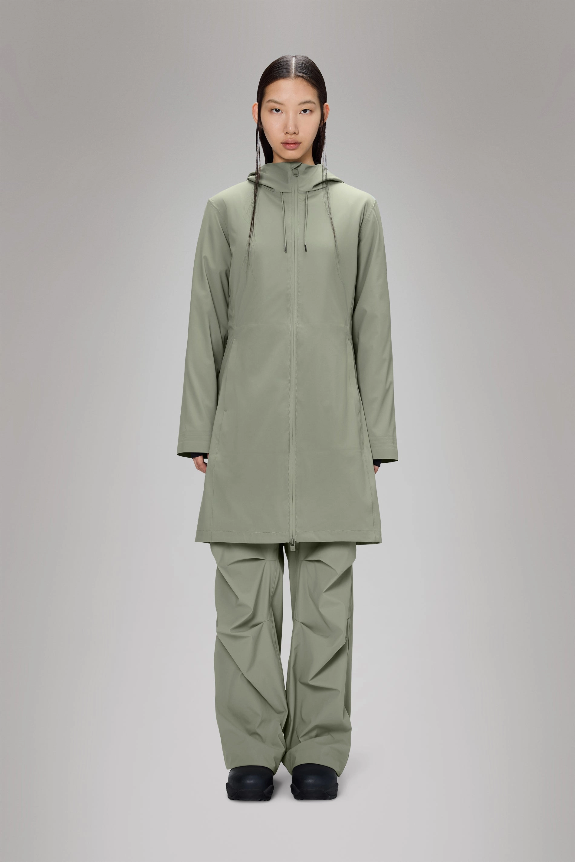 Suva Hardshell Long W Jacket Multi Layer Construction