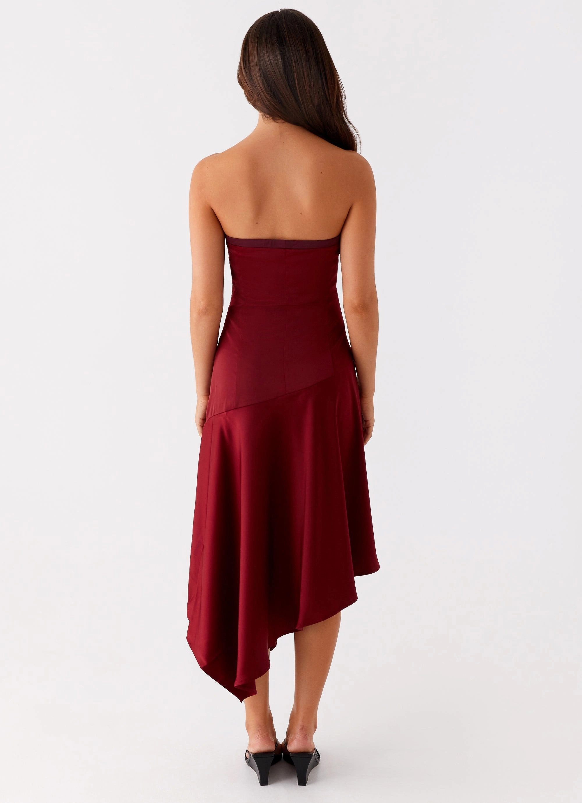 Matisse Midi Dress - Red SustainableCotton soft elegance
