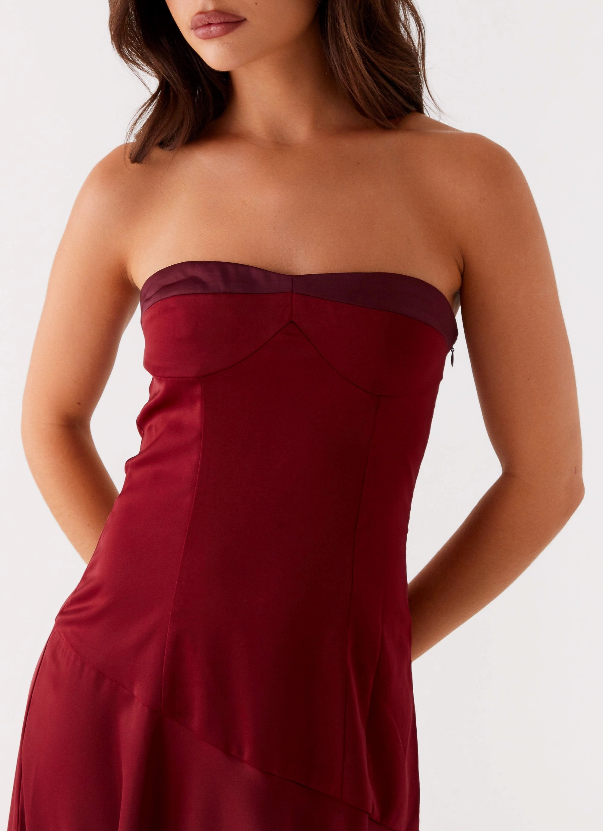 Matisse Midi Dress - Red CrinkleResistantWeave Relaxed and Effortless