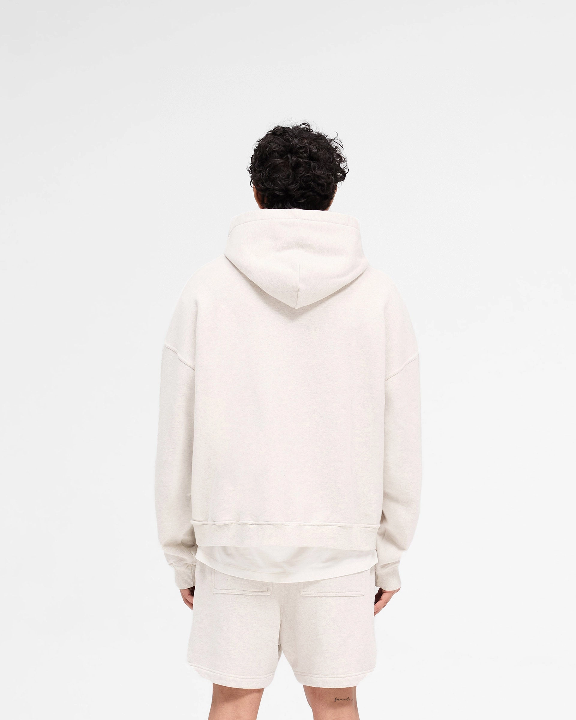 Rep Applique Hoodie - Cream Marl informal gathering