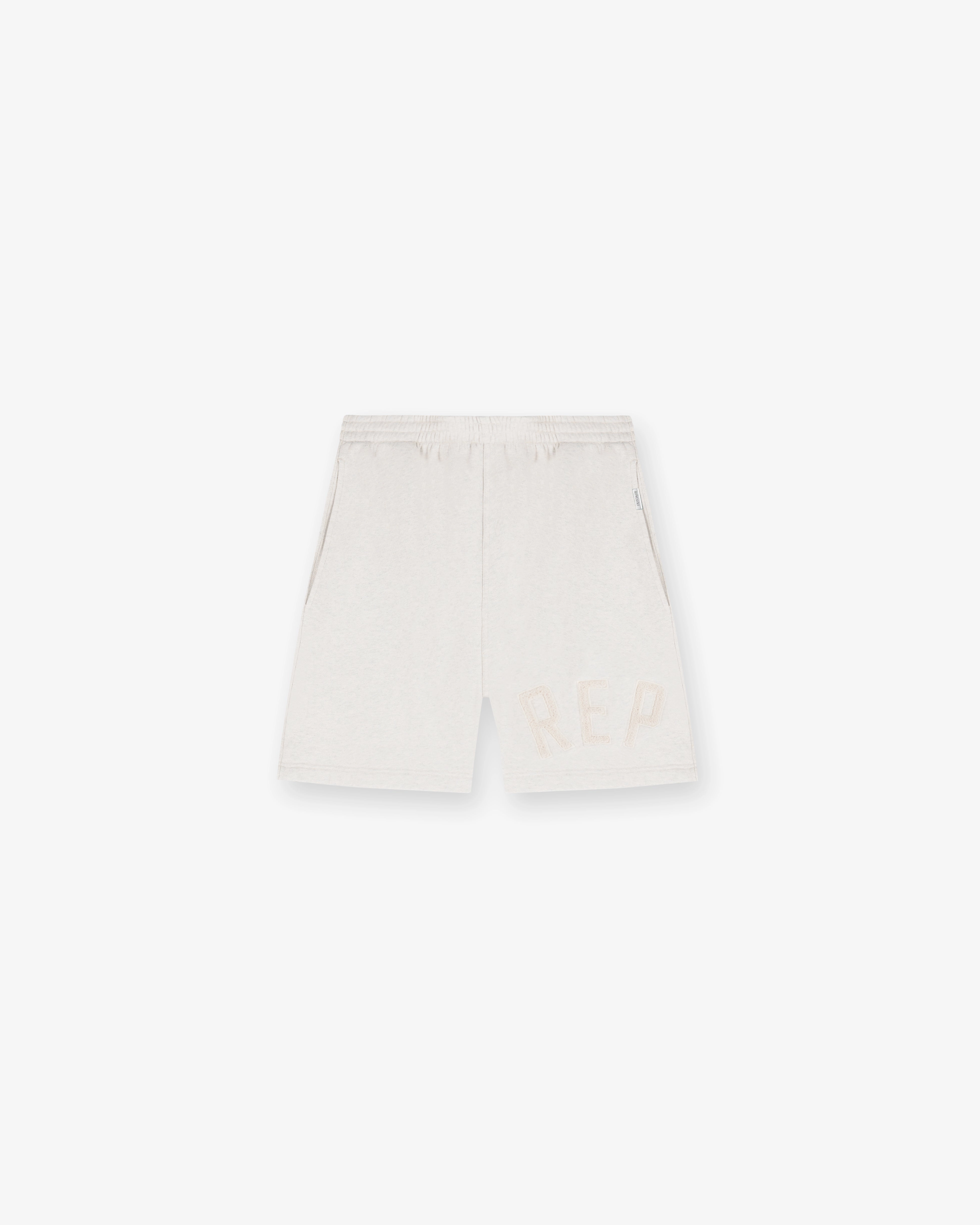 Parka Rep Applique Shorts - Cream Marl