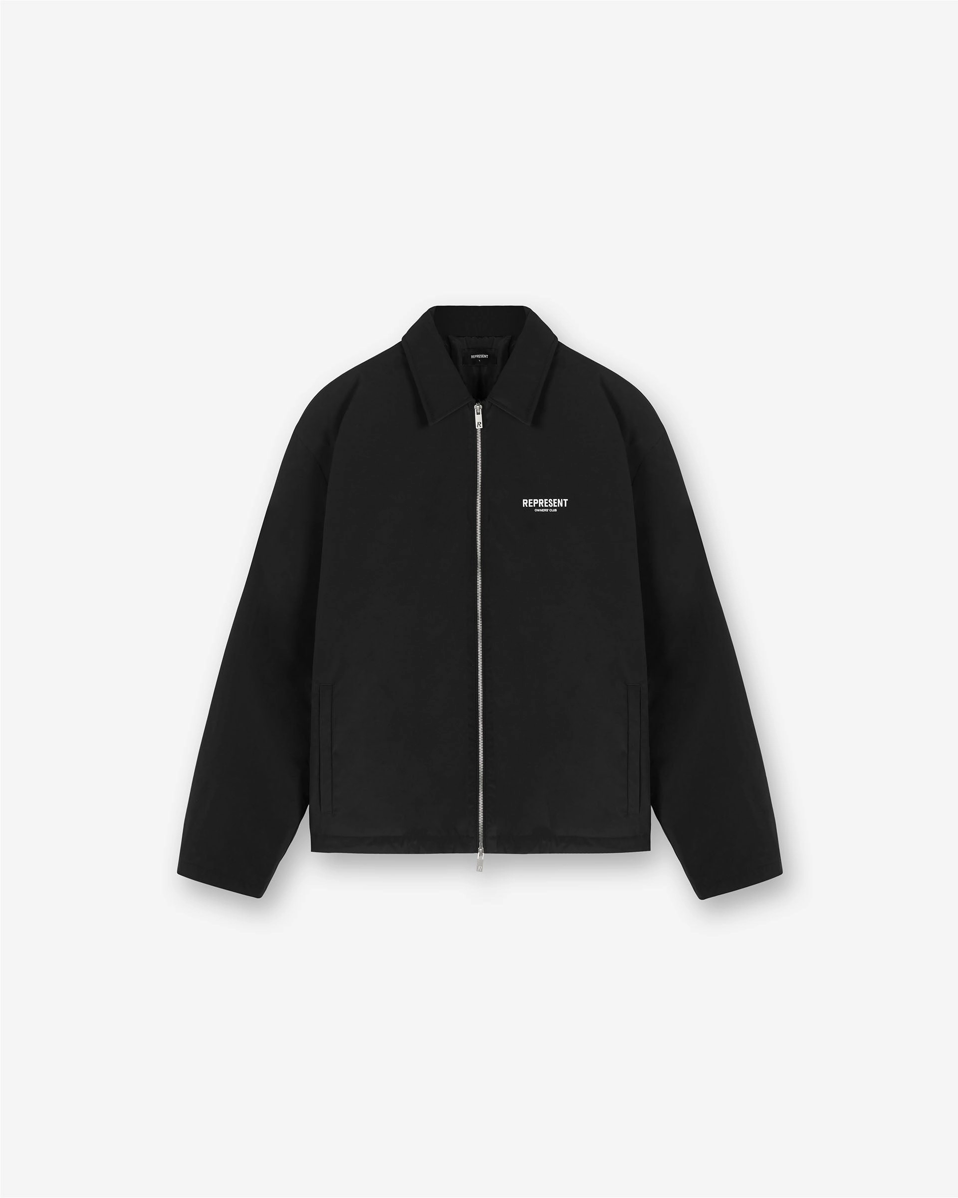 Represent Owners Club Coach Jacket - Black Cold Climate Urban Hike Style