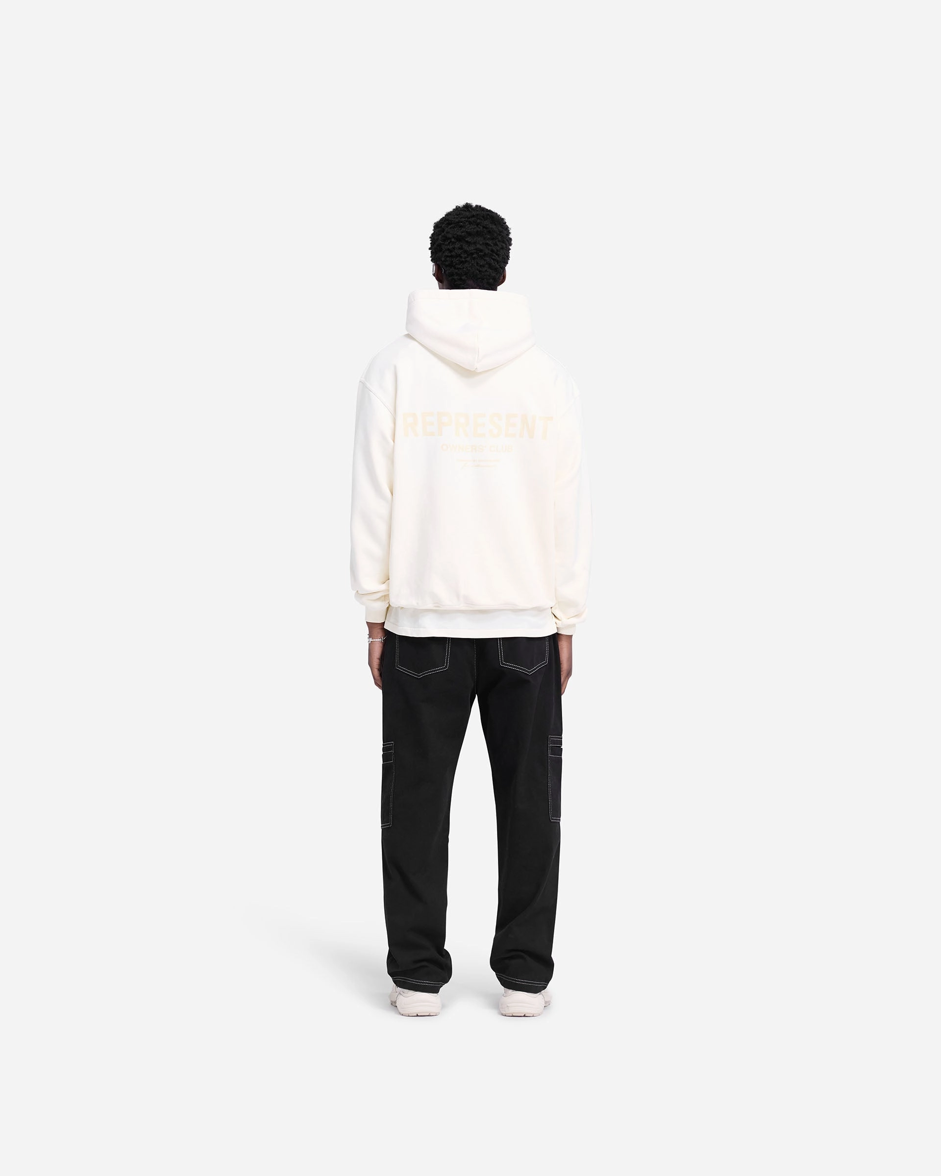 Represent Owners Club Hoodie - Buttercream Comfort Stretch Wear