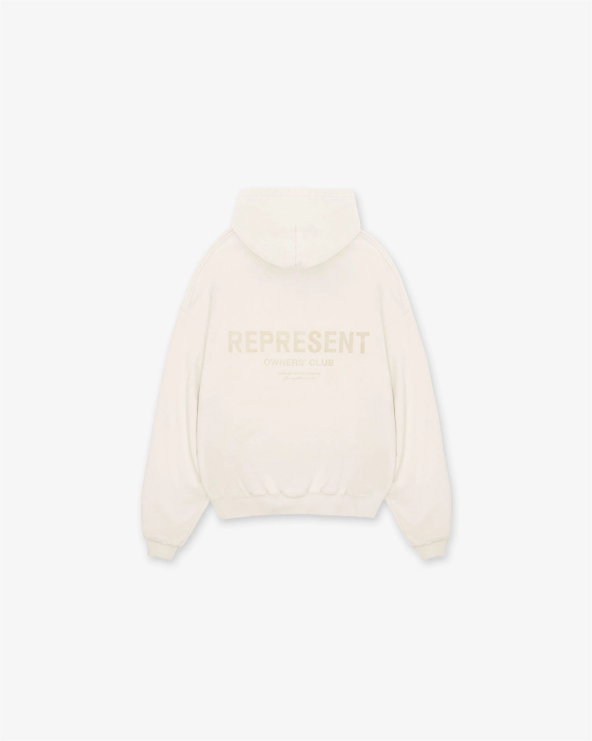 Represent Owners Club Hoodie - Buttercream Flexible Layer