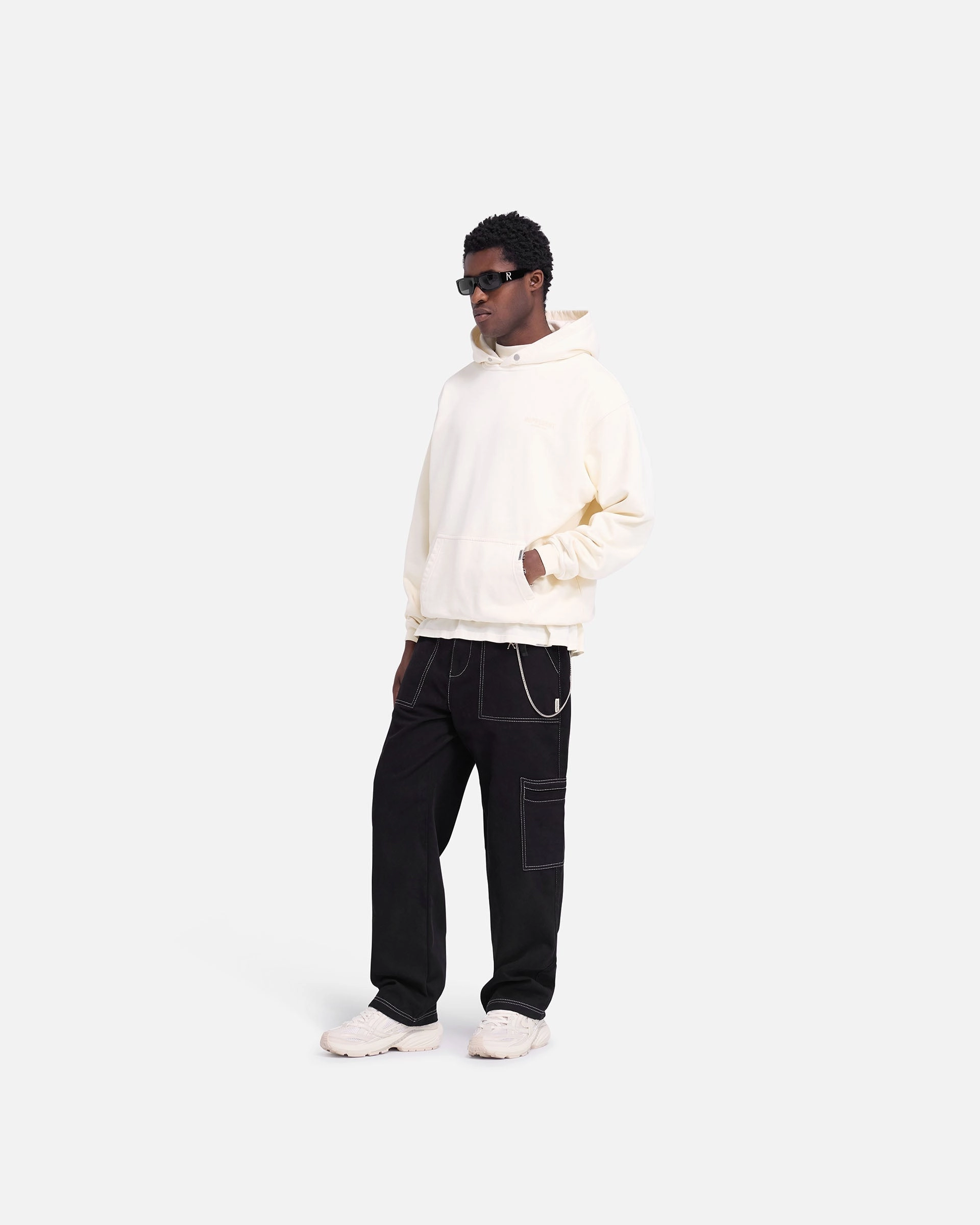 Front Pouch Represent Owners Club Hoodie - Buttercream