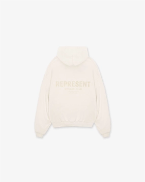 Represent Owners Club Hoodie - Buttercream Flexible Layer