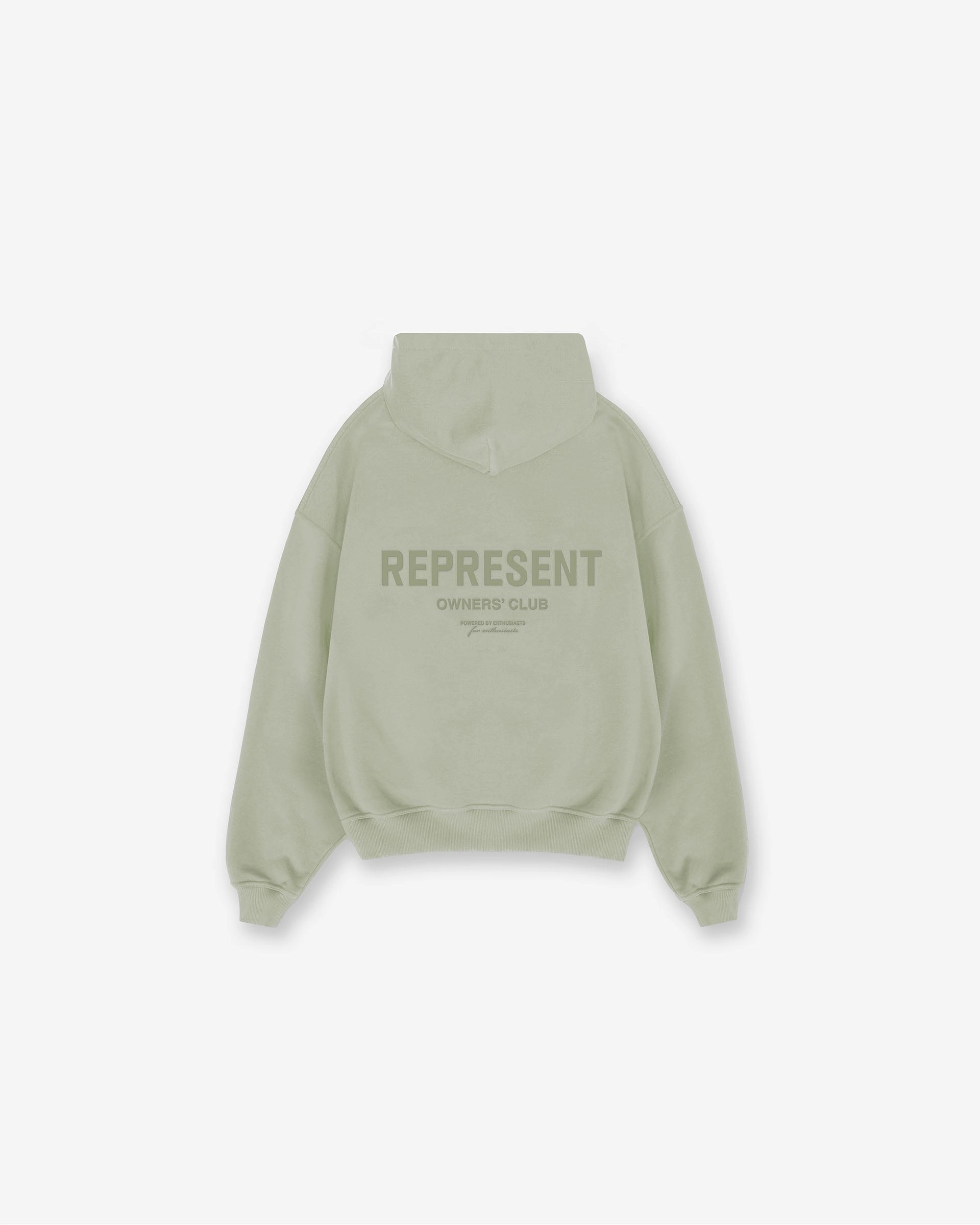 Represent Owners Club Hoodie - Pastel Green Acrylic blend Soft Core