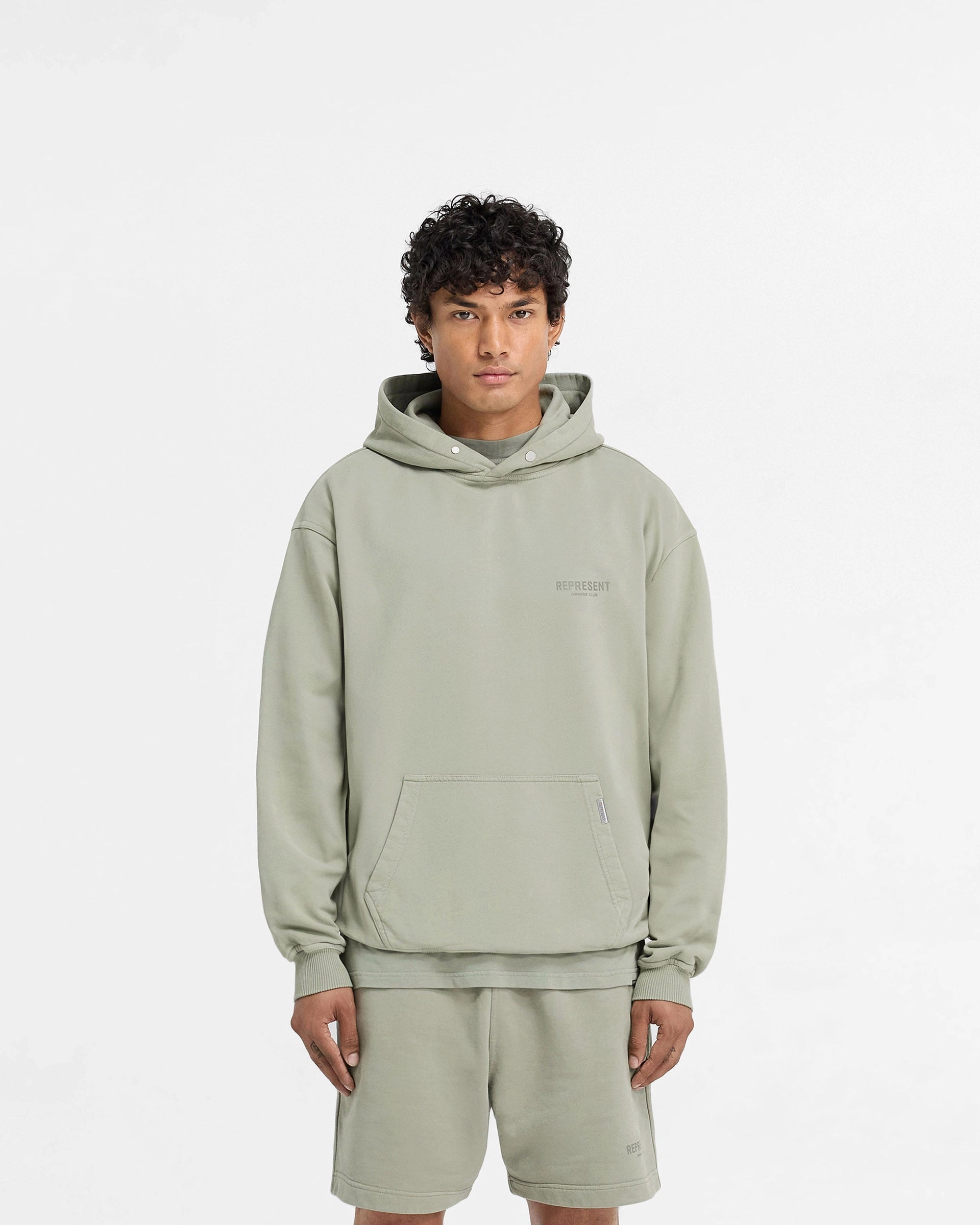 Represent Owners Club Hoodie - Pastel Green Sport Night