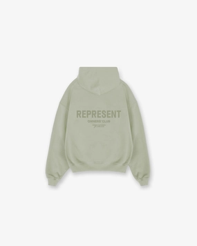 Represent Owners Club Hoodie - Pastel Green Acrylic blend Soft Core
