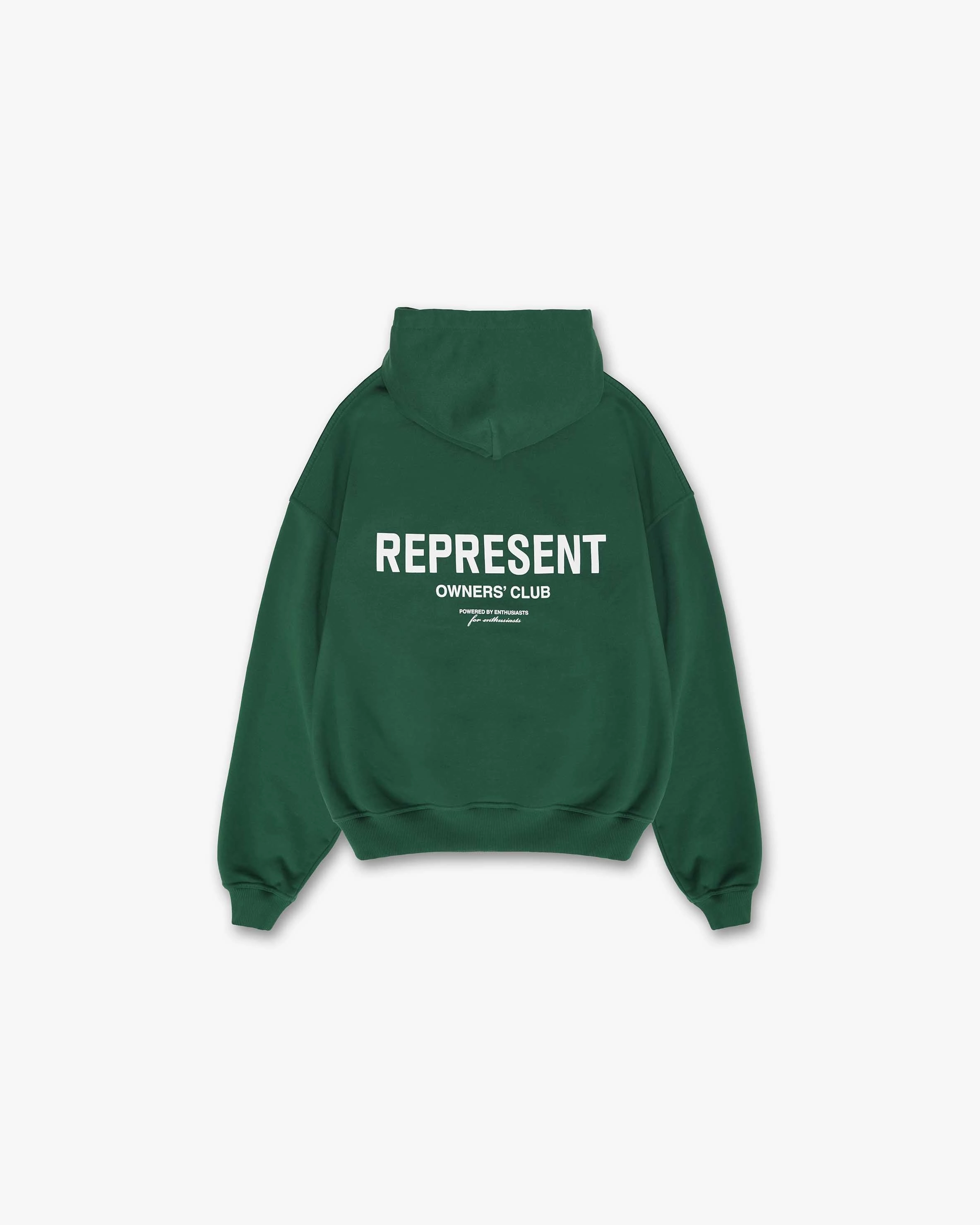 Artistic Detail Weasel like Represent Owners Club Hoodie - Racing Green