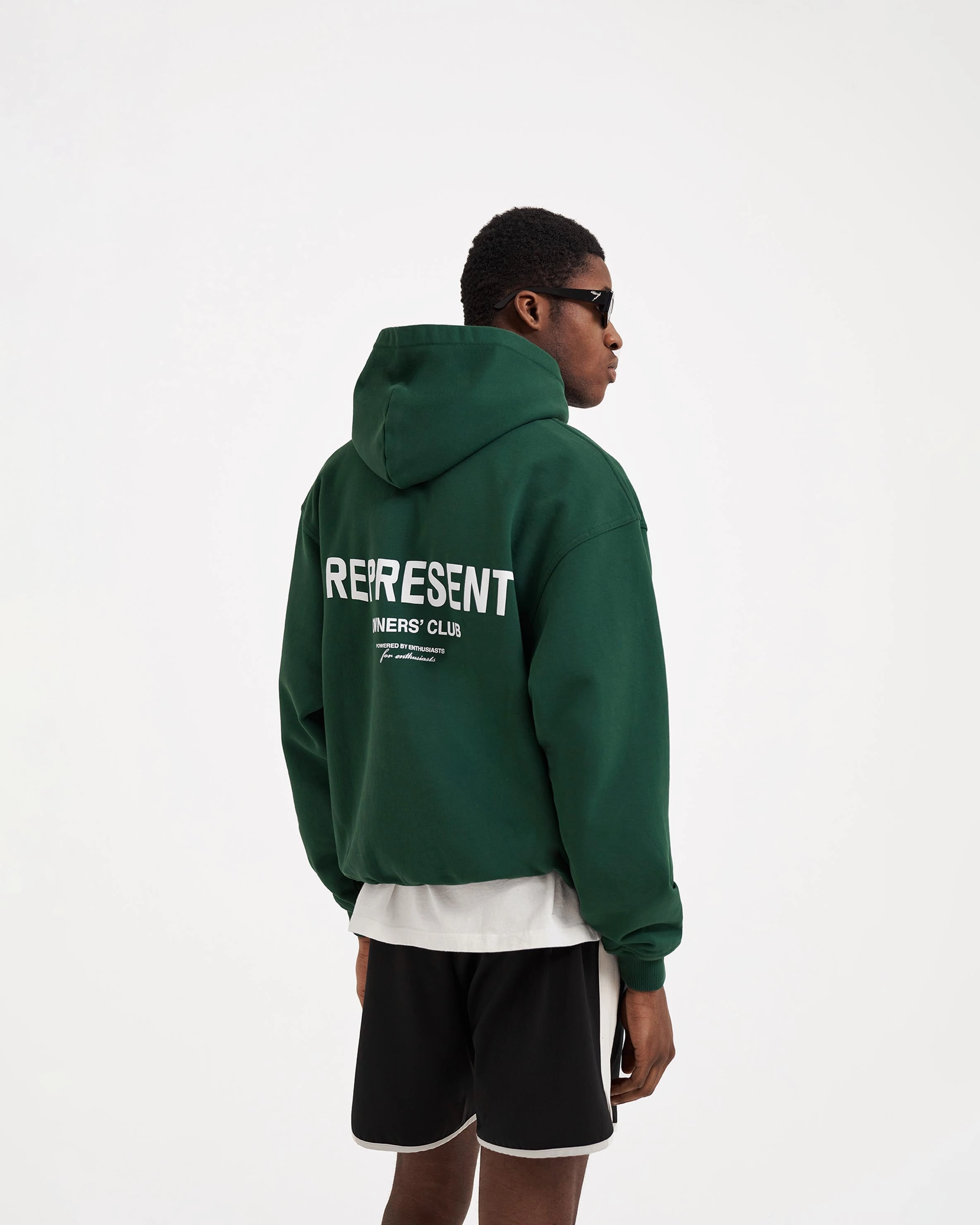 Represent Owners Club Hoodie - Racing Green Shopping wear