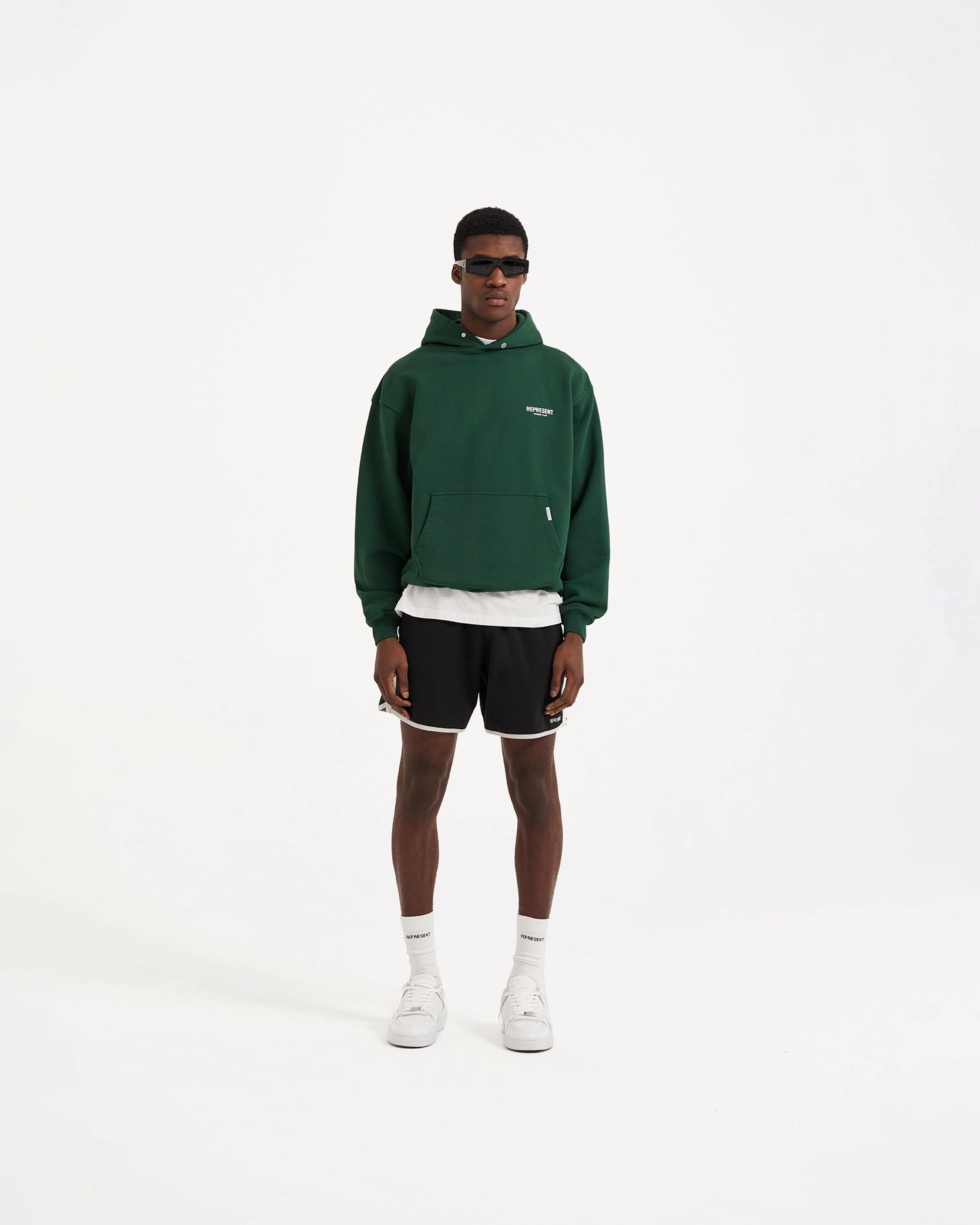 Represent Owners Club Hoodie - Racing Green Urban Light