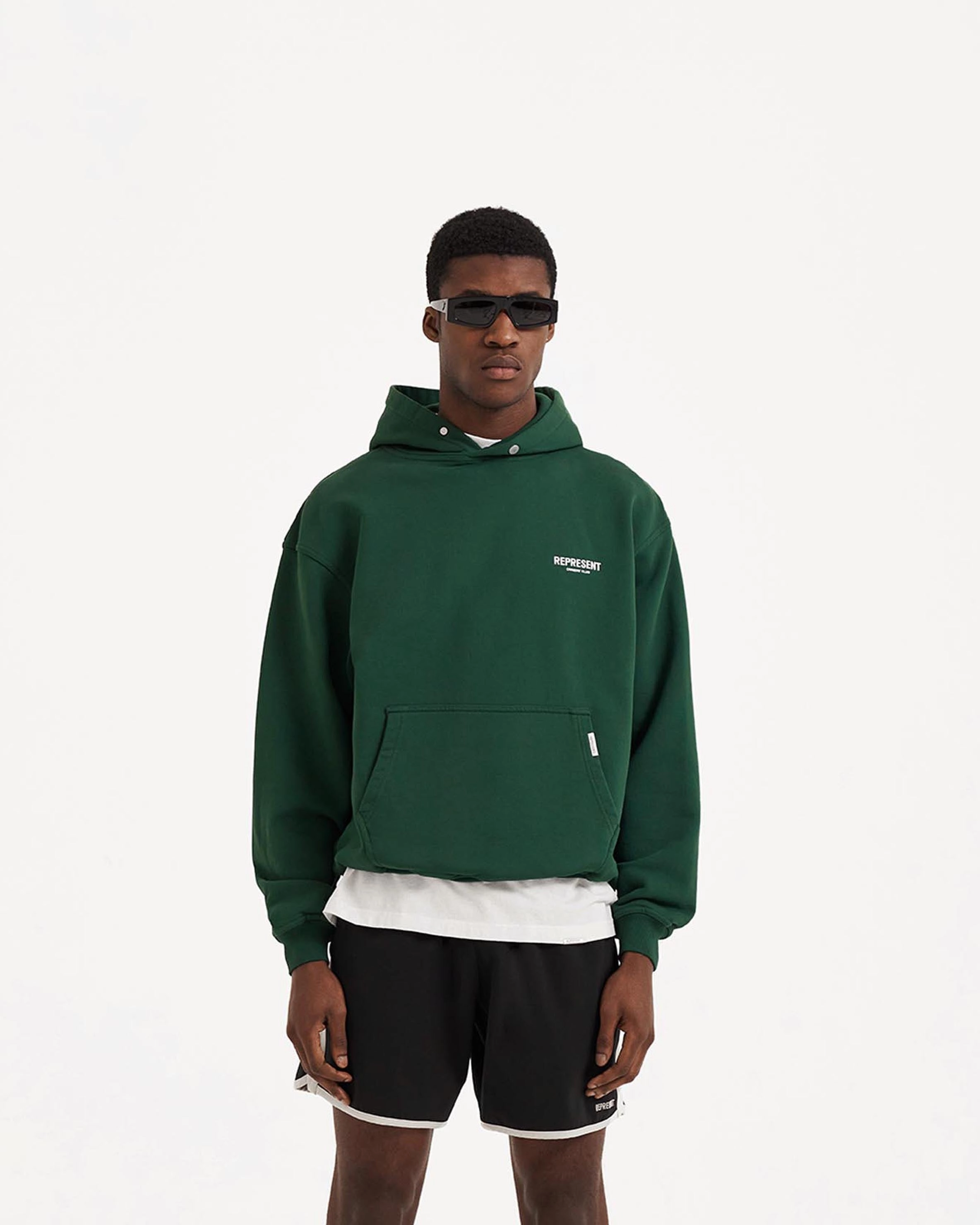 senior option Represent Owners Club Hoodie - Racing Green