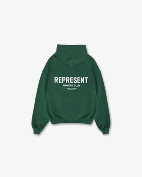 Artistic Detail Weasel like Represent Owners Club Hoodie - Racing Green