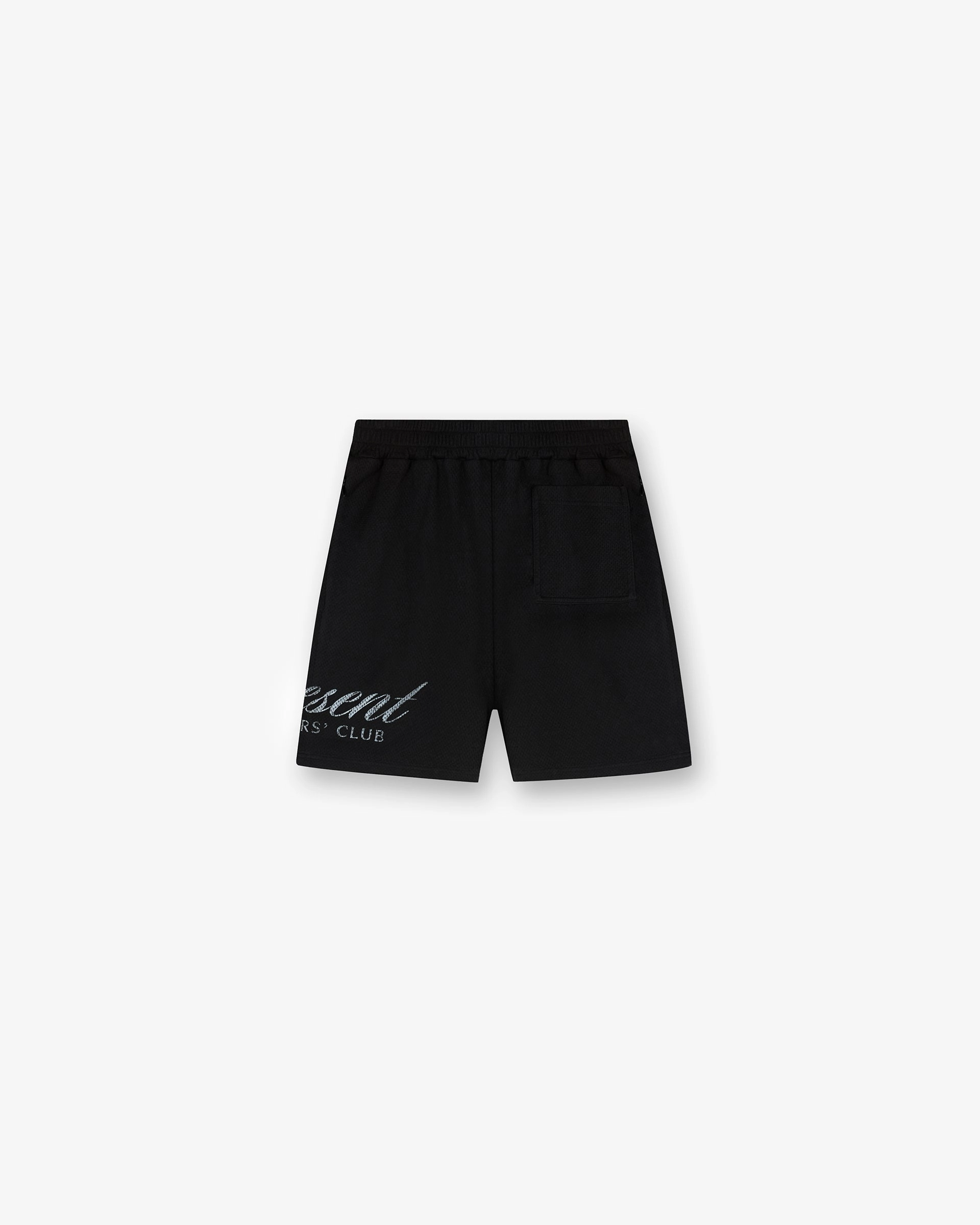 Represent Owners Club Script Mesh Shorts - Black Casual Flex