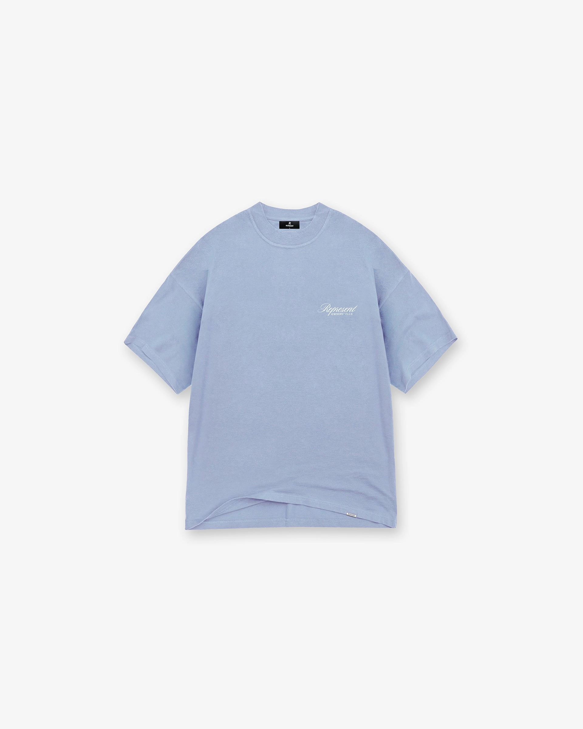 Relax Fit Design Represent Owners Club Script T-Shirt - Dusty Blue