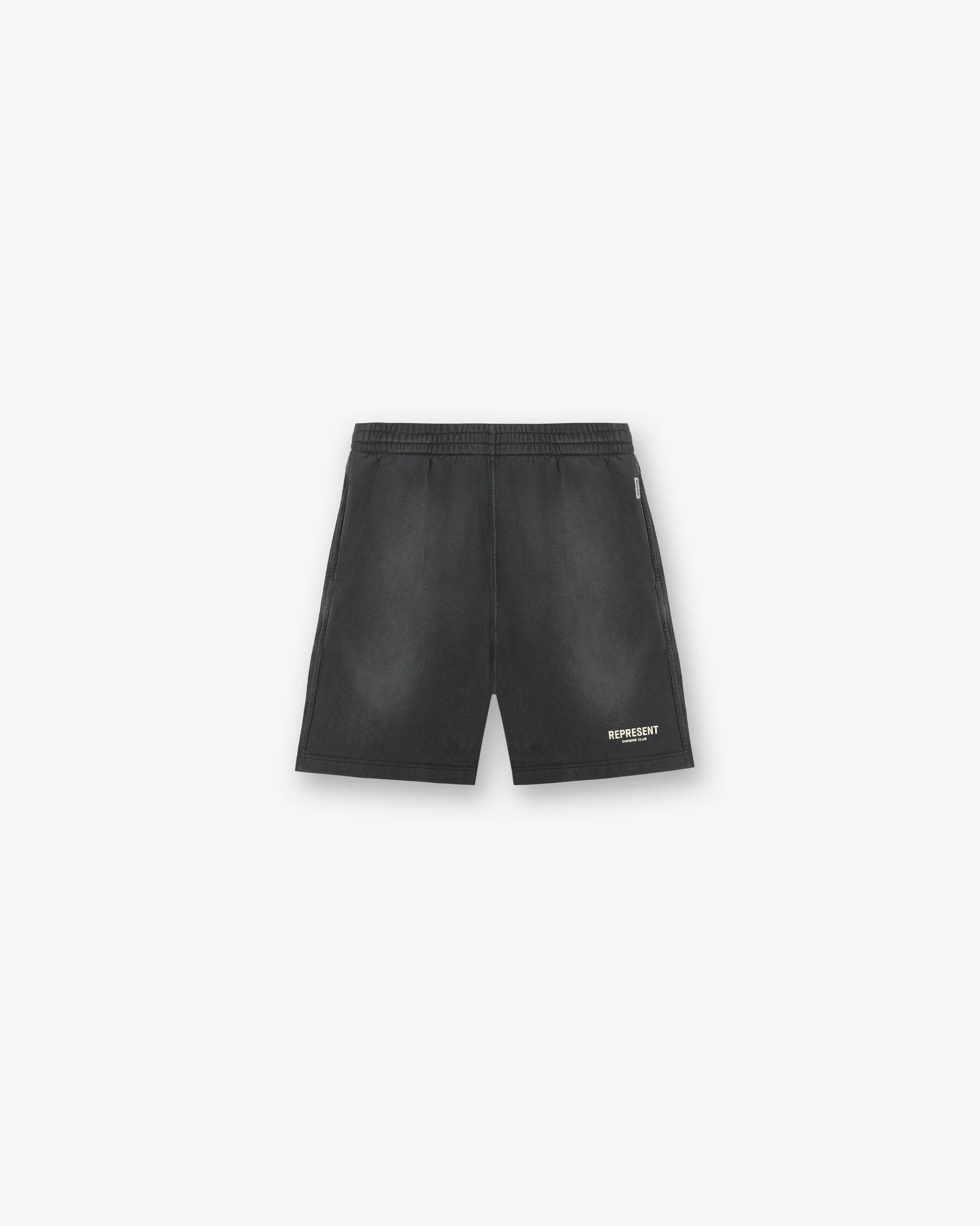 Represent Owners Club Shorts - Aged Black Clean Fabric
