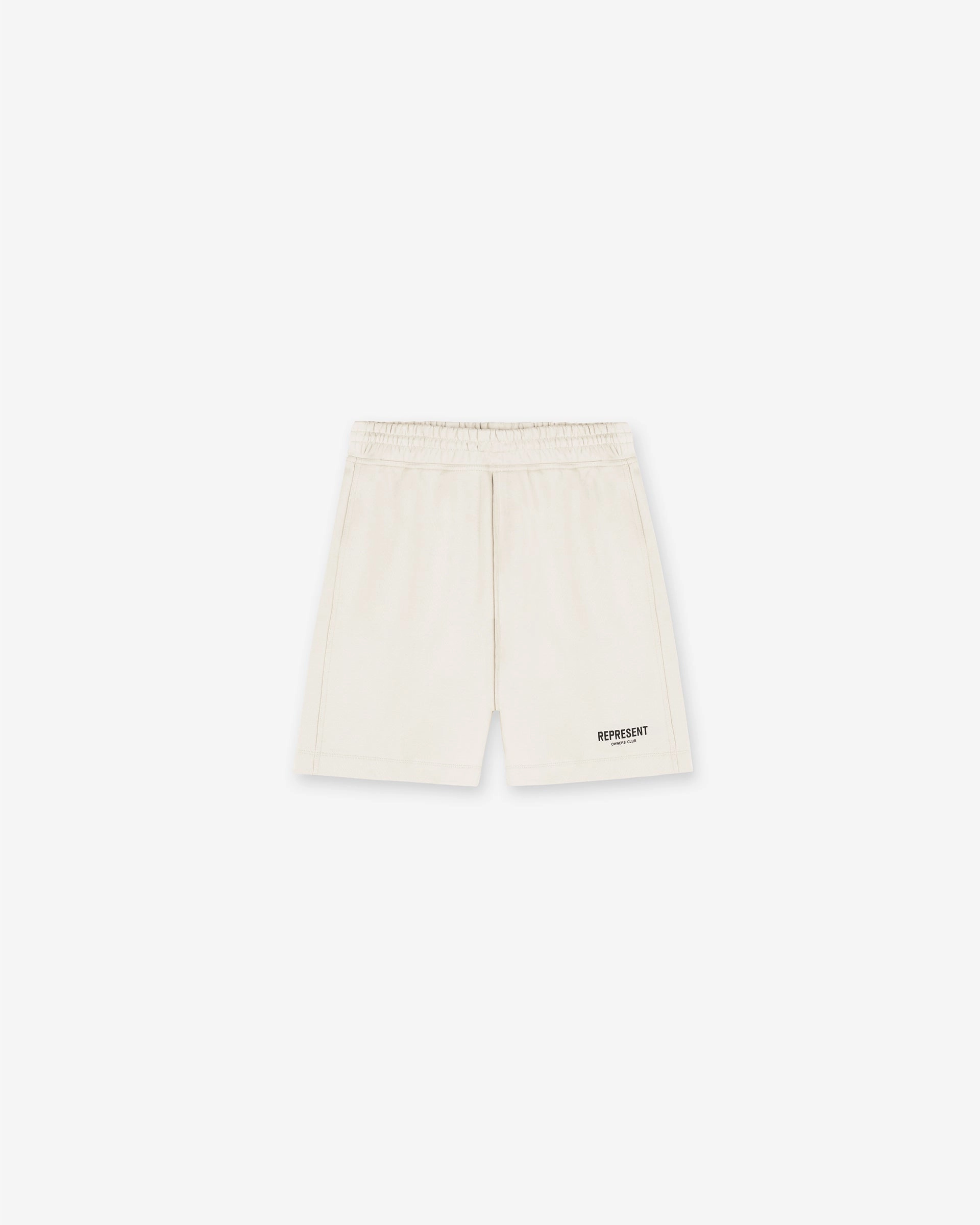 Represent Owners Club Shorts - Flat White Comfy Feel Breezy Fit