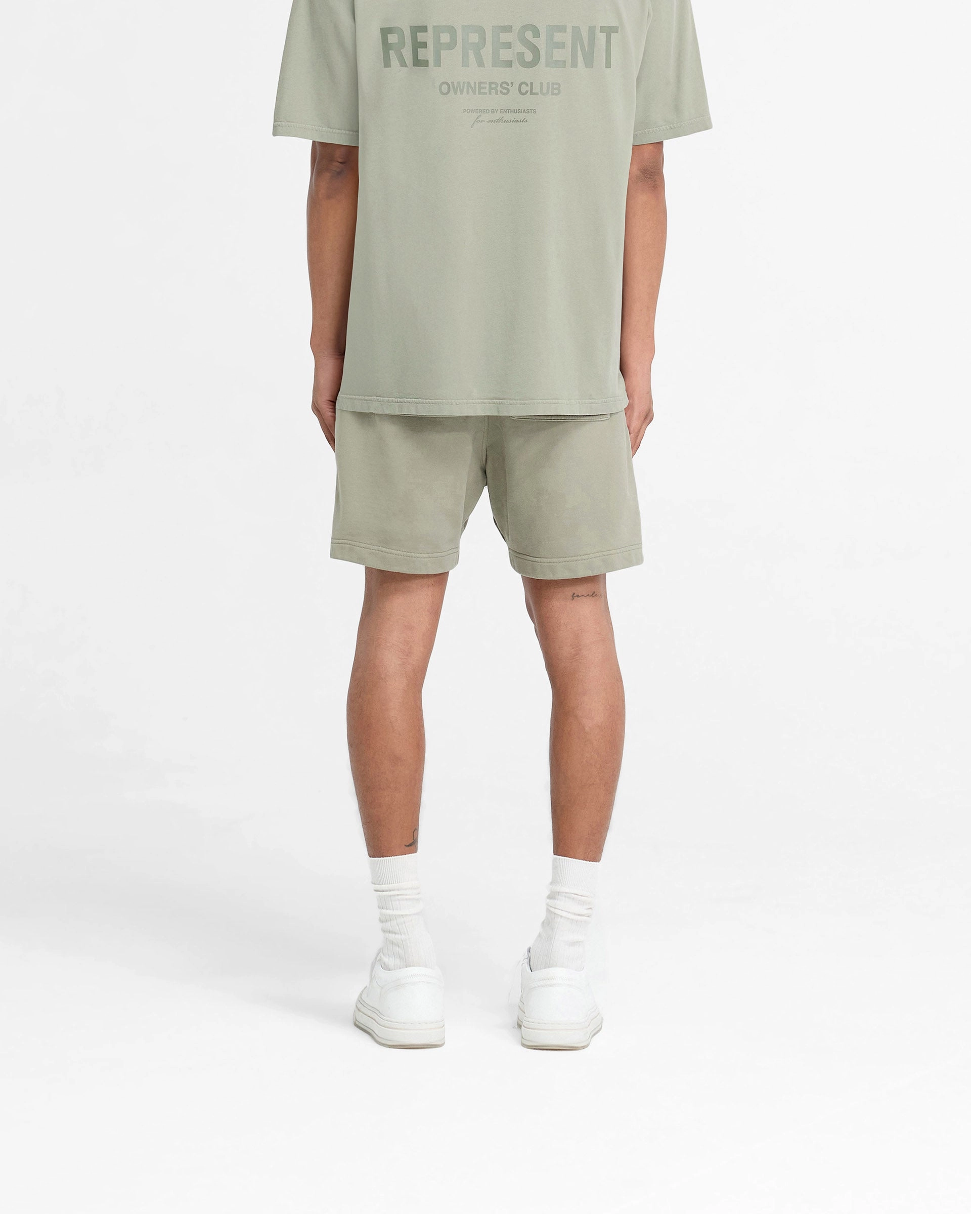 Represent Owners Club Shorts - Pastel Green Easy Care Material