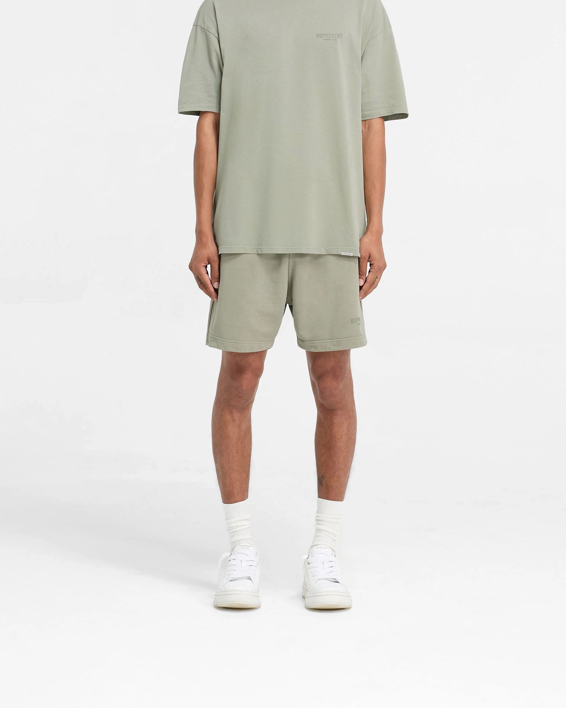 activewear option Represent Owners Club Shorts - Pastel Green
