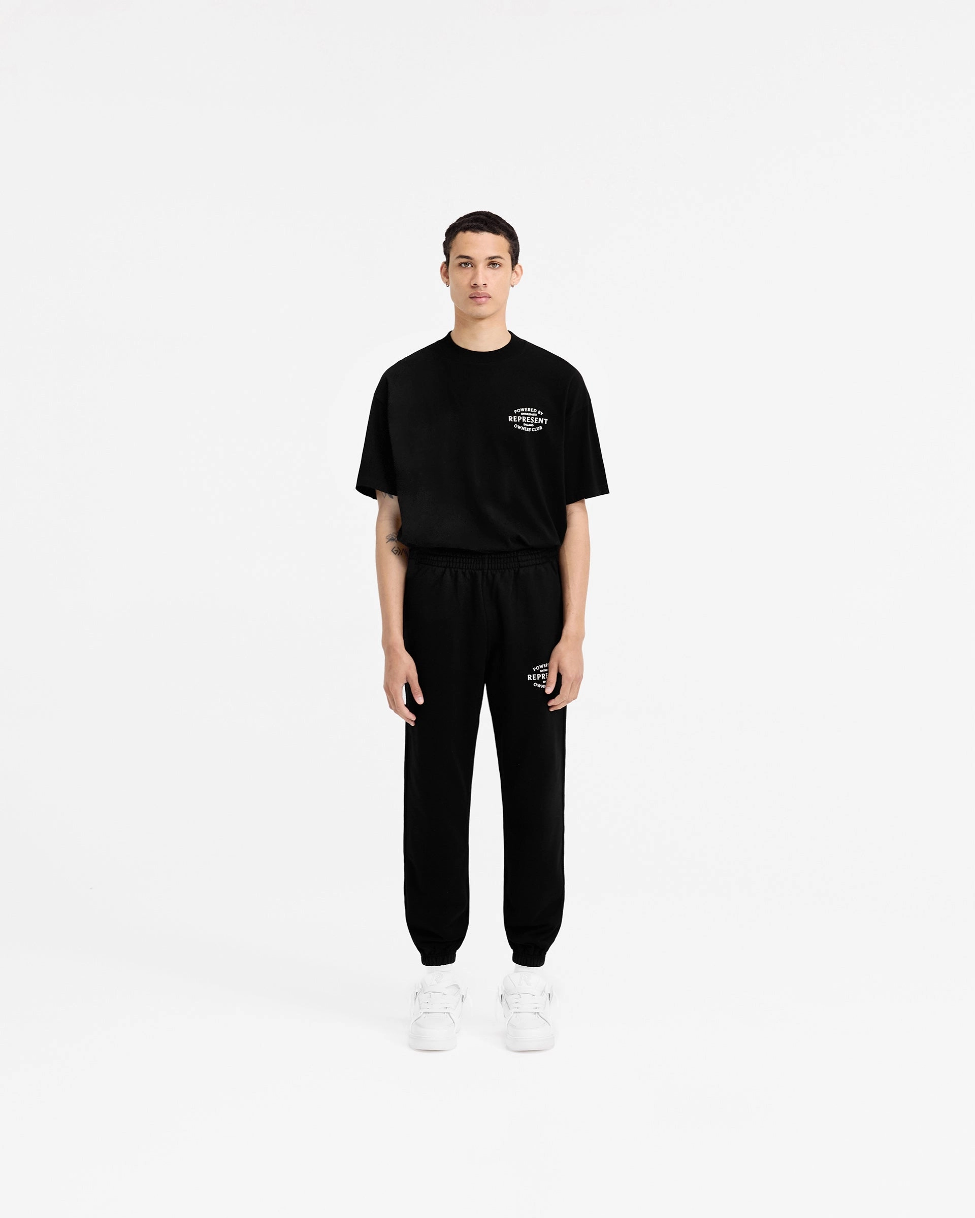 Comfort Wearable Durable Fit Represent Owners Club Stamp Sweatpant - Jet Black