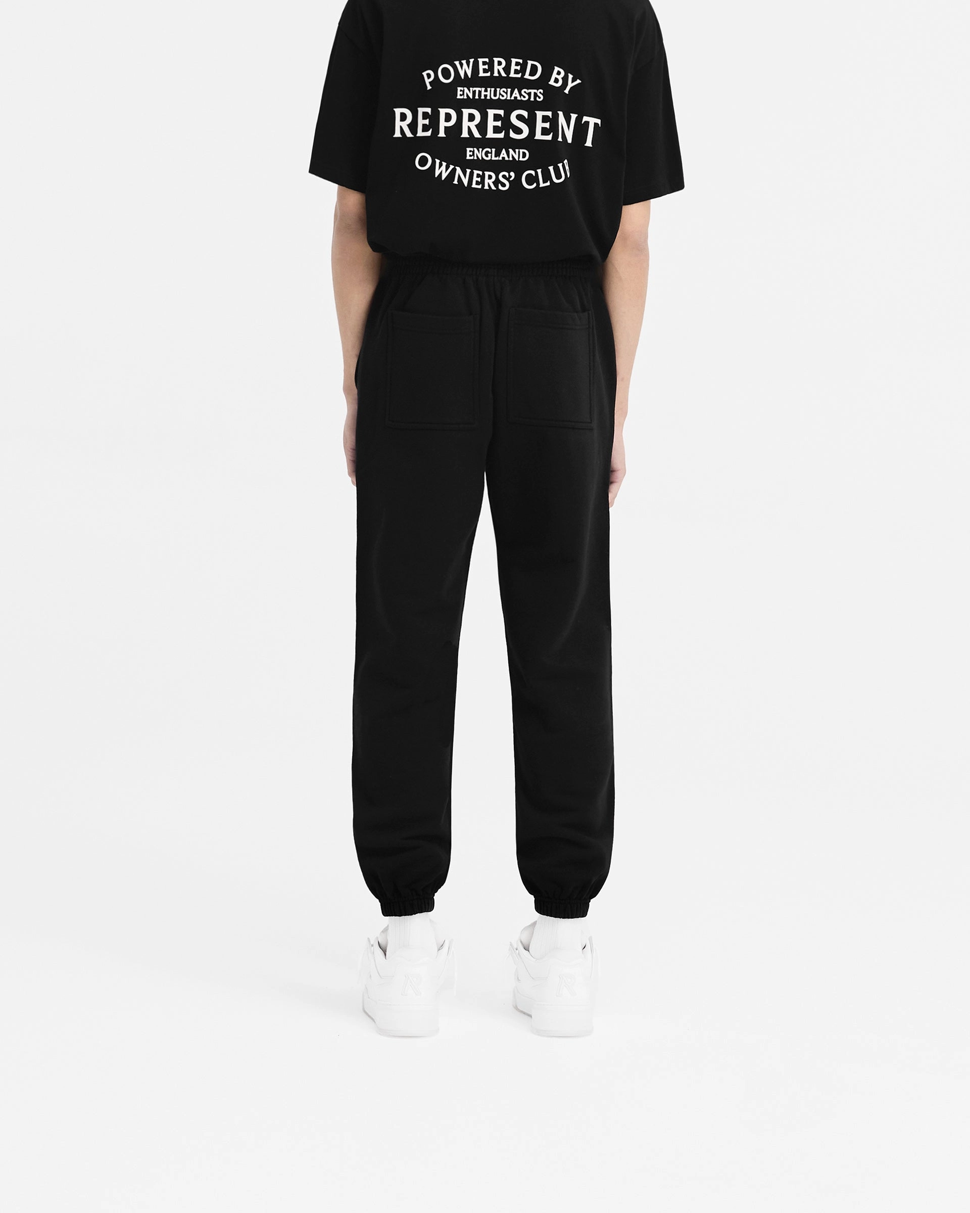Represent Owners Club Stamp Sweatpant - Jet Black Weekend Comfort Quick Layering