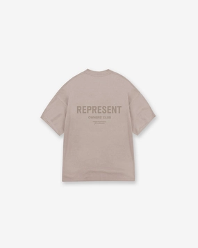 Sustainable Material Blend Represent Owners Club T-Shirt - Mushroom