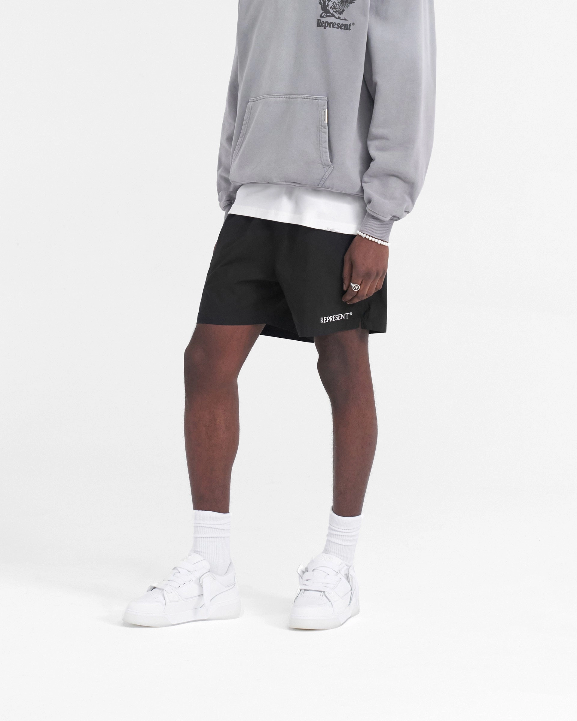Represent Short - Black skateboarding outfit Comfortable Shorts