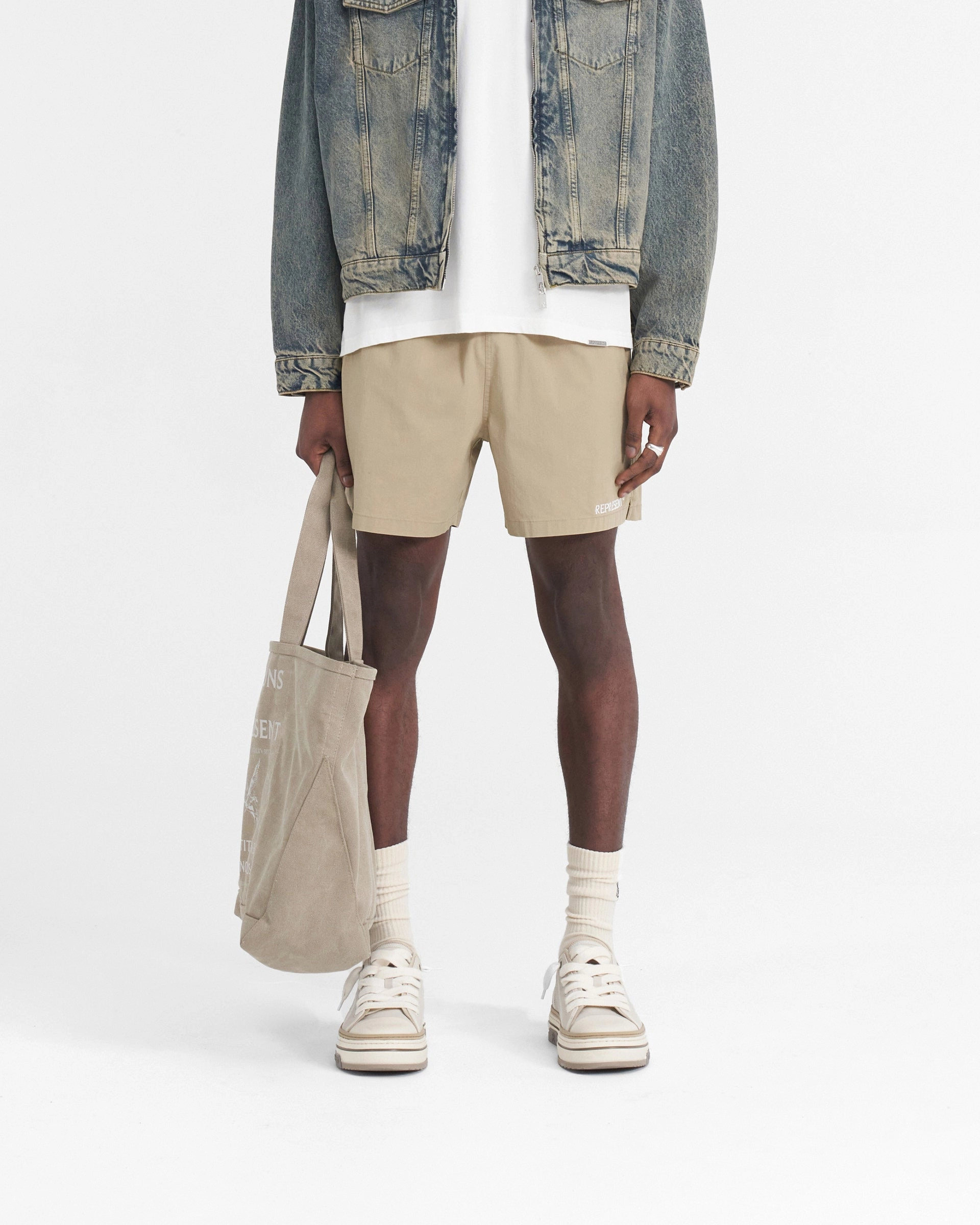 Cold Weather Gear Utility Fit Represent Short - Washed Taupe