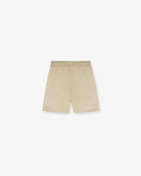 Ripstop Material Double Layered Knees Represent Short - Washed Taupe