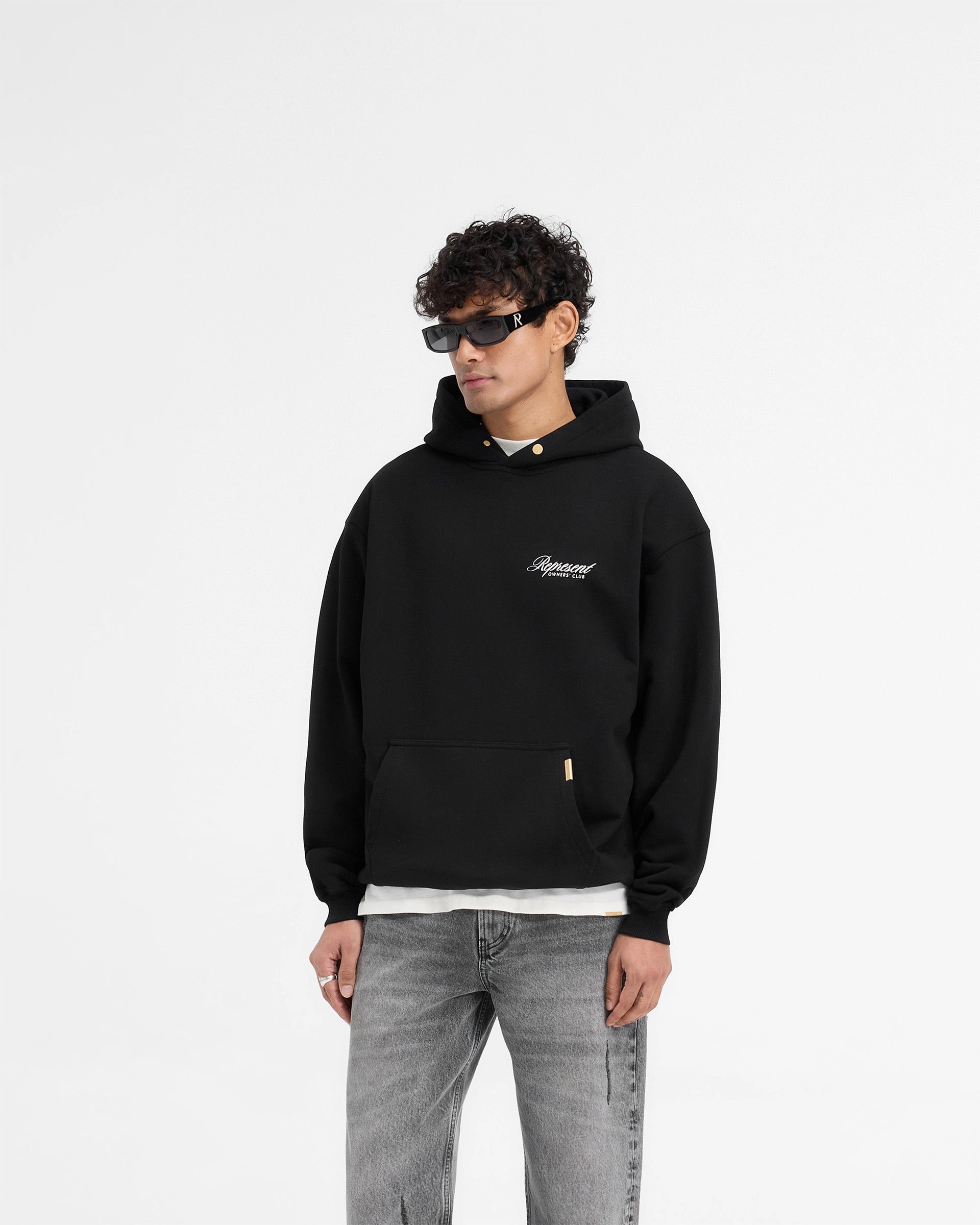 Active Wear Fit Represent X Harrods Bear Owners Club Hoodie - Jet Black
