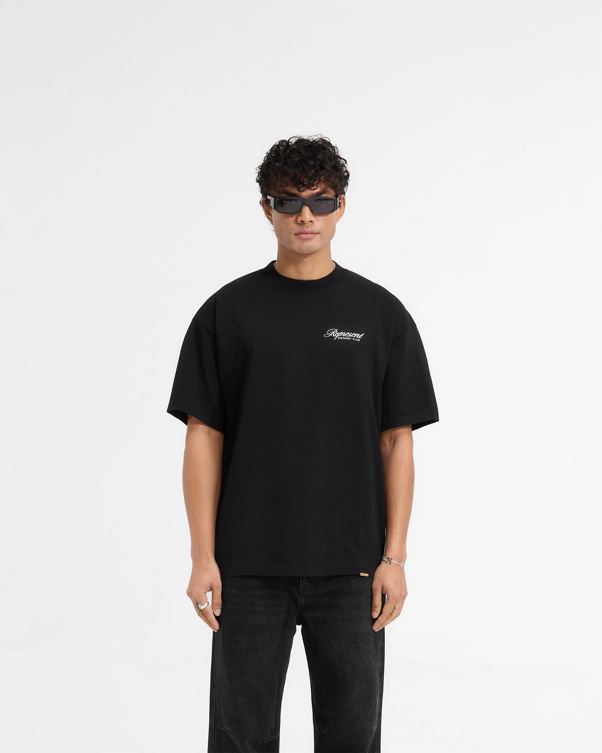 Represent X Harrods Bear Owners Club T-Shirt - Jet Black men's clothing