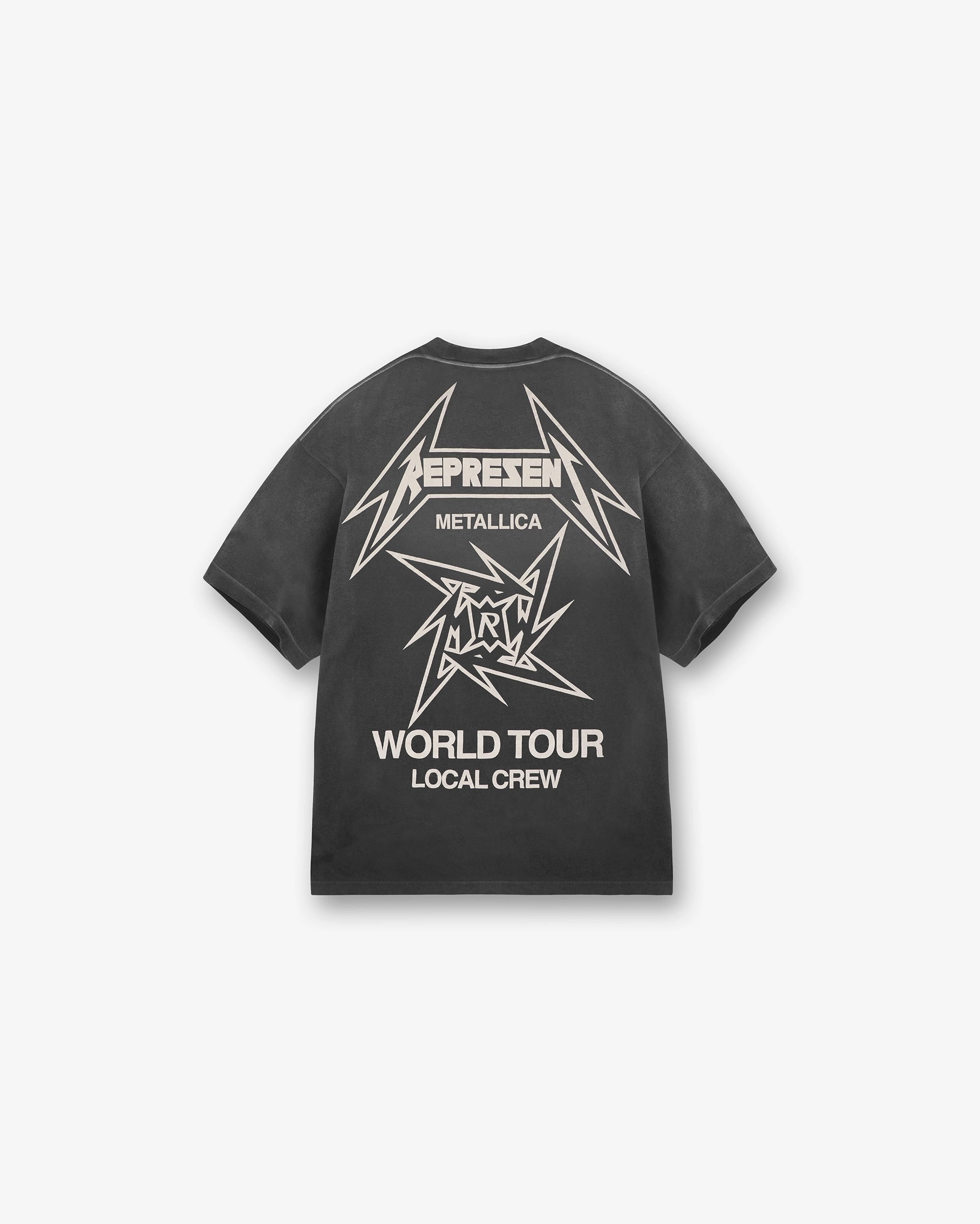 Holiday Wear Represent X Metallica Local Crew T-Shirt - Stained Black