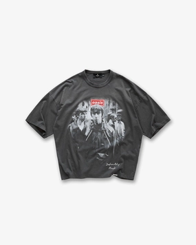 Represent X Oasis Definitely Maybe T-Shirt - Washed Black Slim Fit Wear