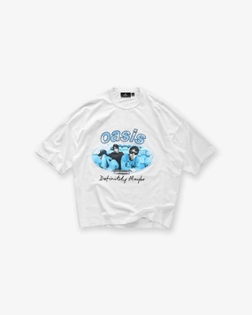 Airflow Ventilation Represent X Oasis Maine Road T-Shirt - Flat White