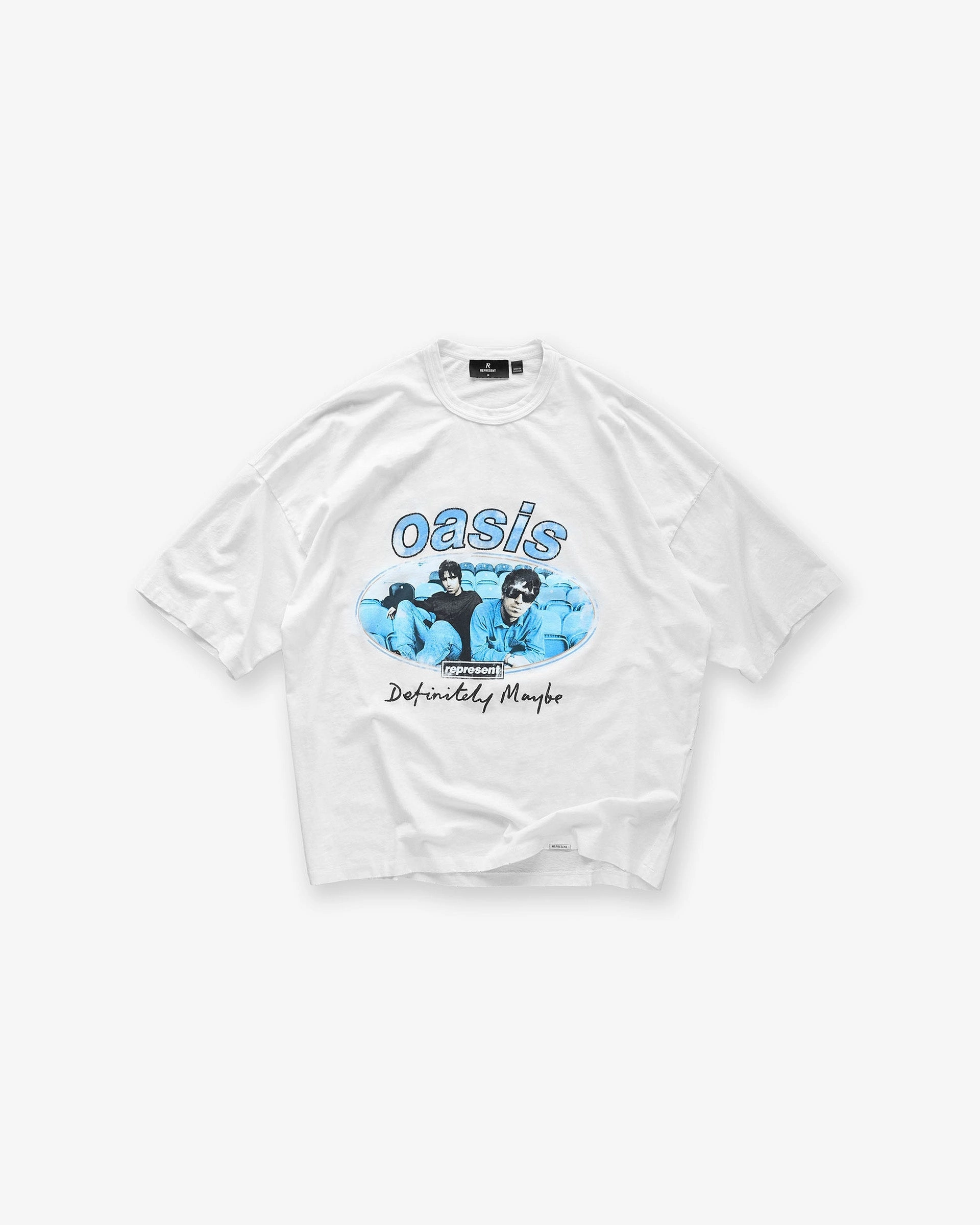 Airflow Ventilation Represent X Oasis Maine Road T-Shirt - Flat White