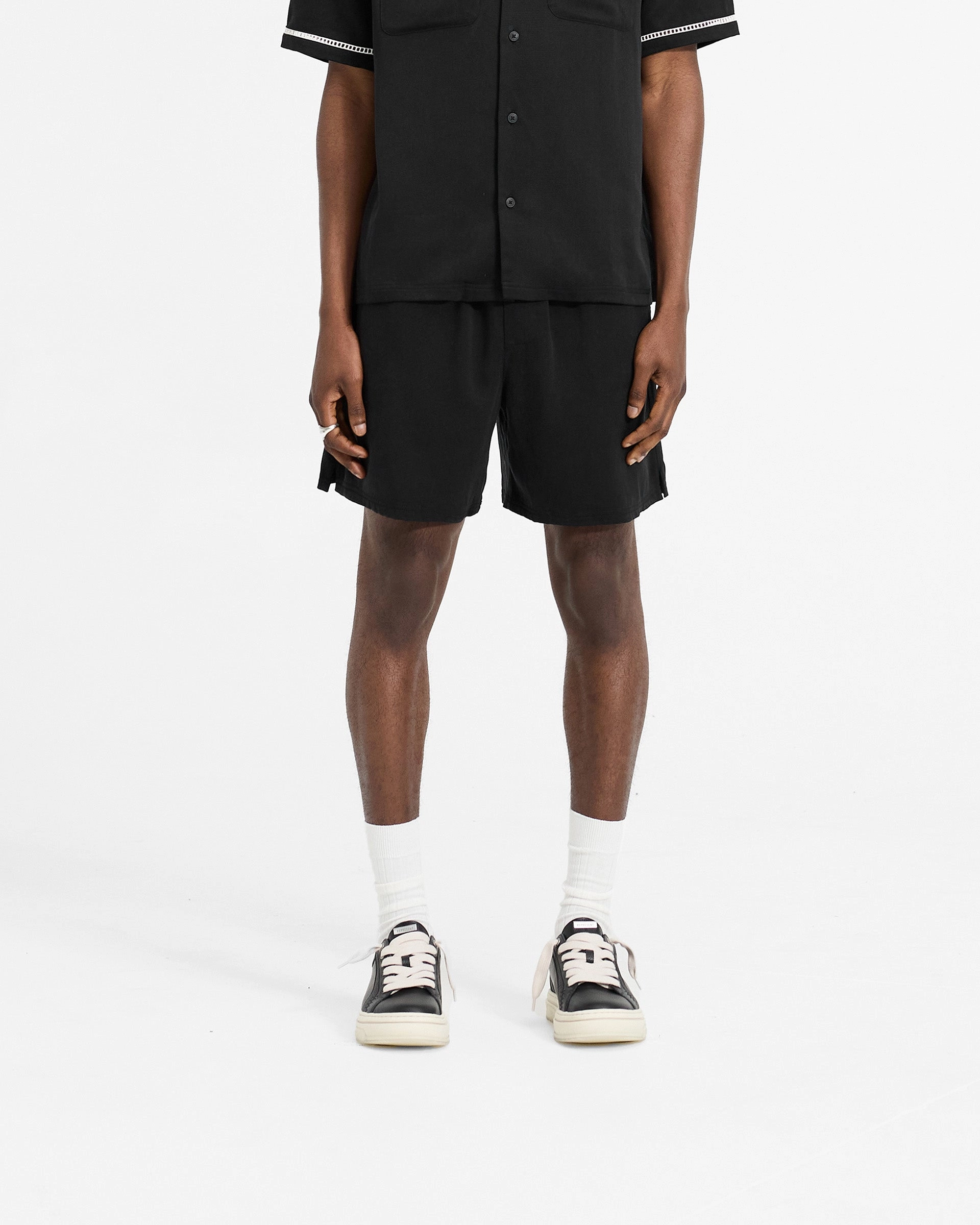 Resort Shorts - Jet Black stain resistant coating