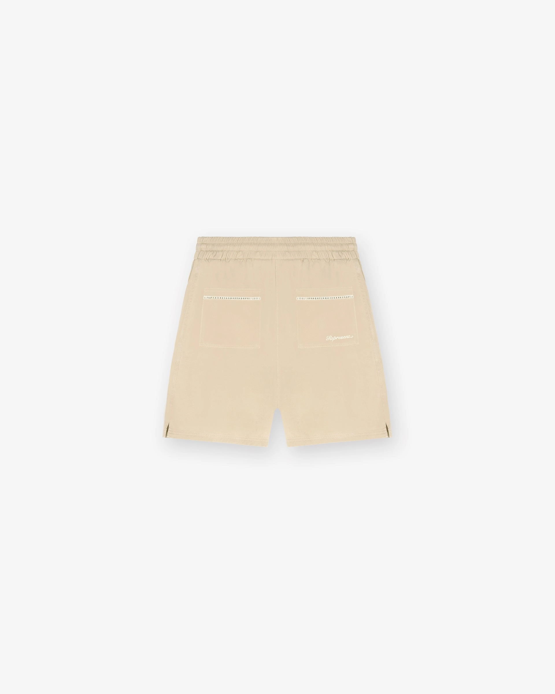 Resort Shorts - Latte Cozy Comfort Fit Solid Color