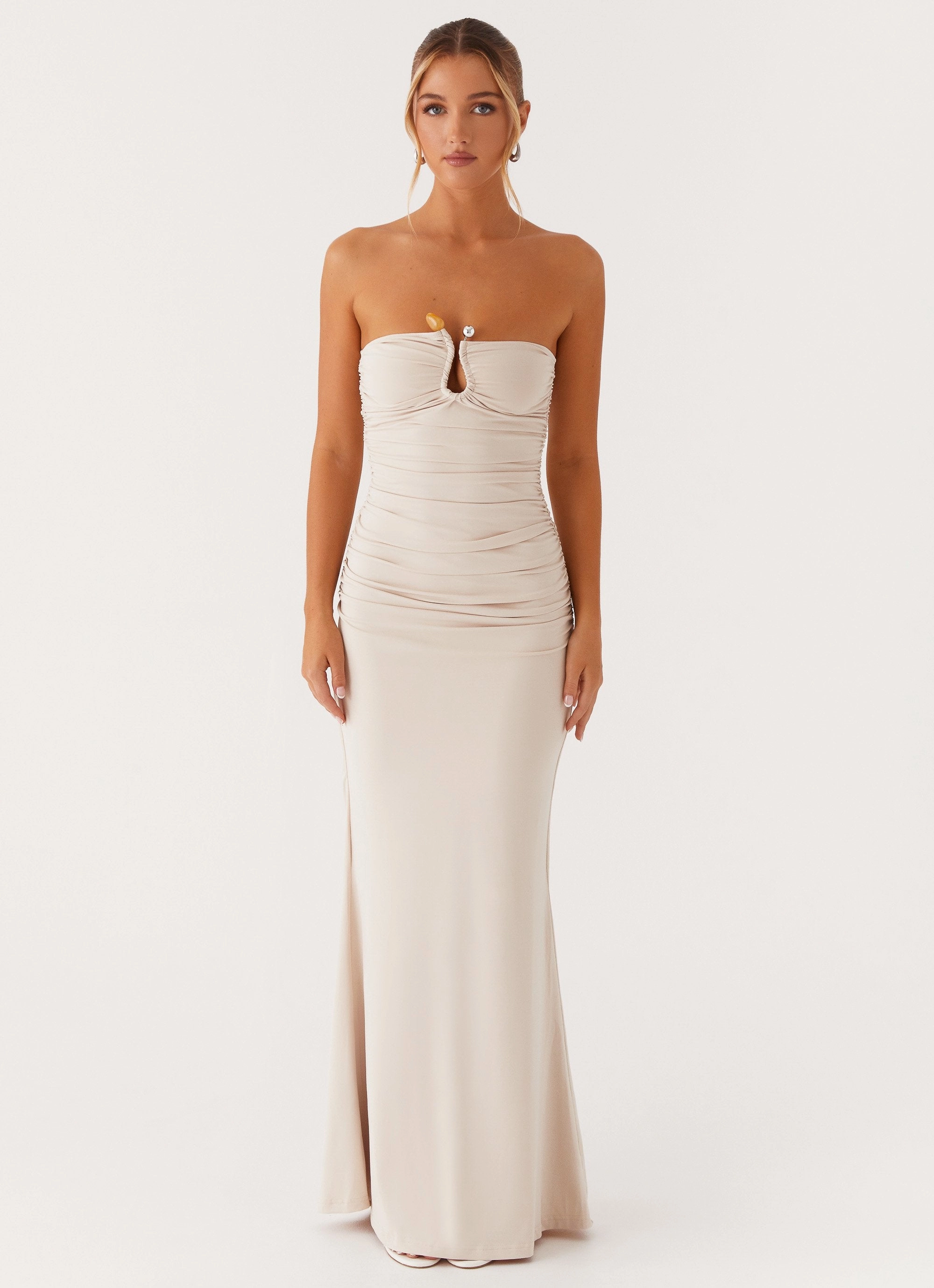 Rudy Maxi Dress - Ivory Relaxed day dress