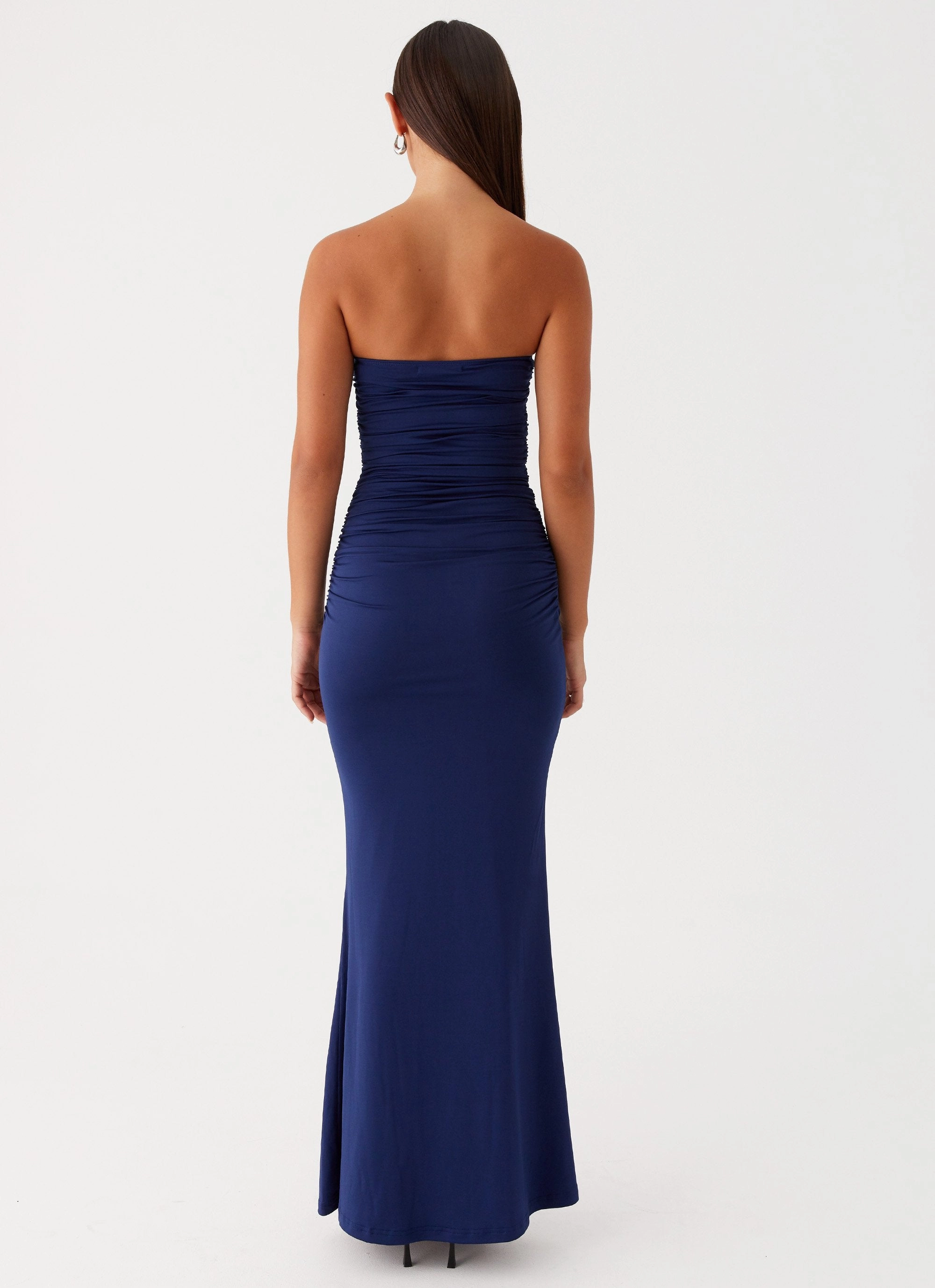 single wear Blush Shade Rudy Maxi Dress - Navy