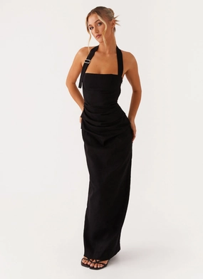 Rumour Has it Maxi Dress - Black Fashion Layers