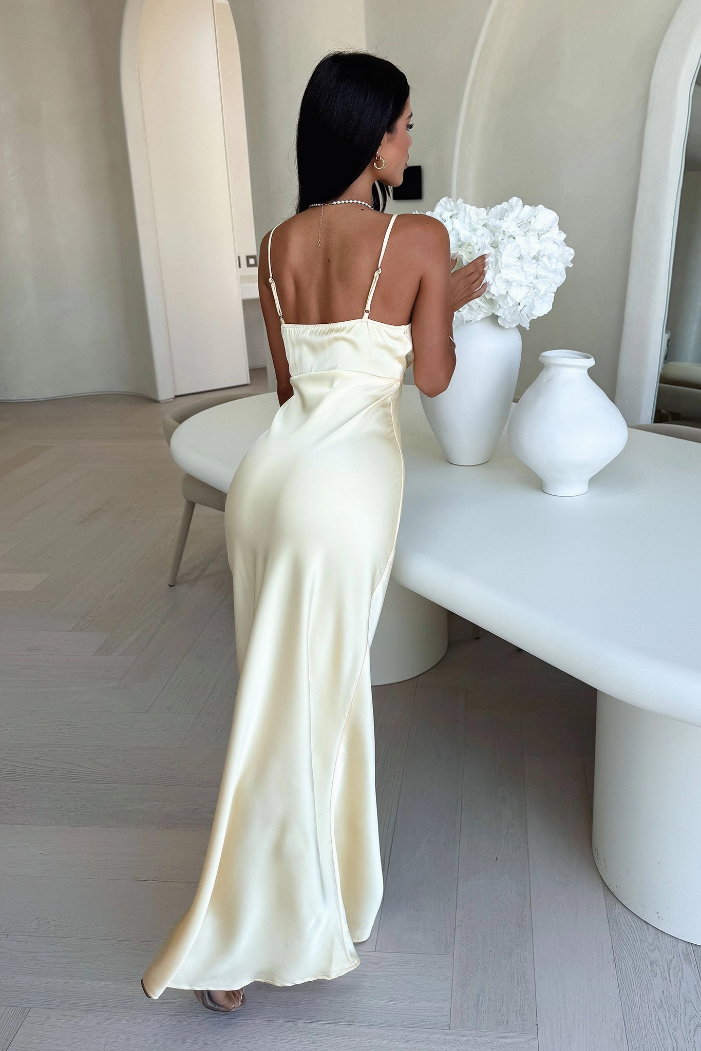 Polite Vibe Multipurpose Sabilla Maxi Dress - Yelllow