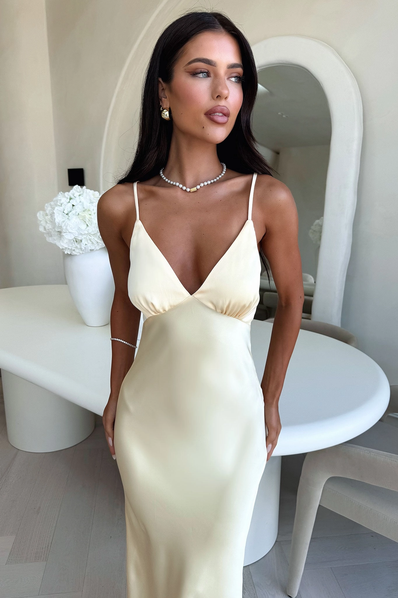 Smooth Outline Sabilla Maxi Dress - Yelllow